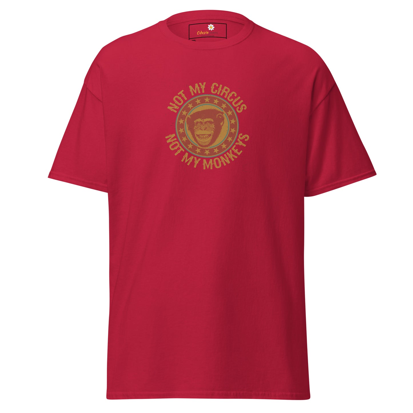 T-shirt classique homme - VINTAGE NOT MY MONKEYS CIRCUS - GRAND