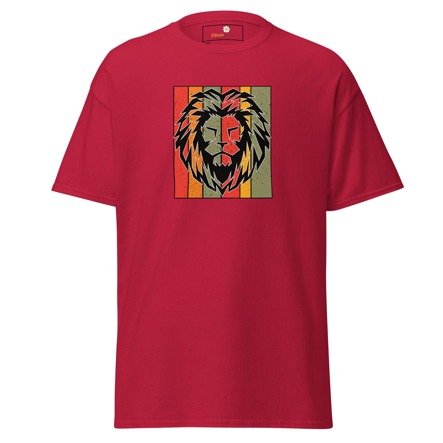T-shirt classique homme - WILDLIFE LION HEAD - BIG