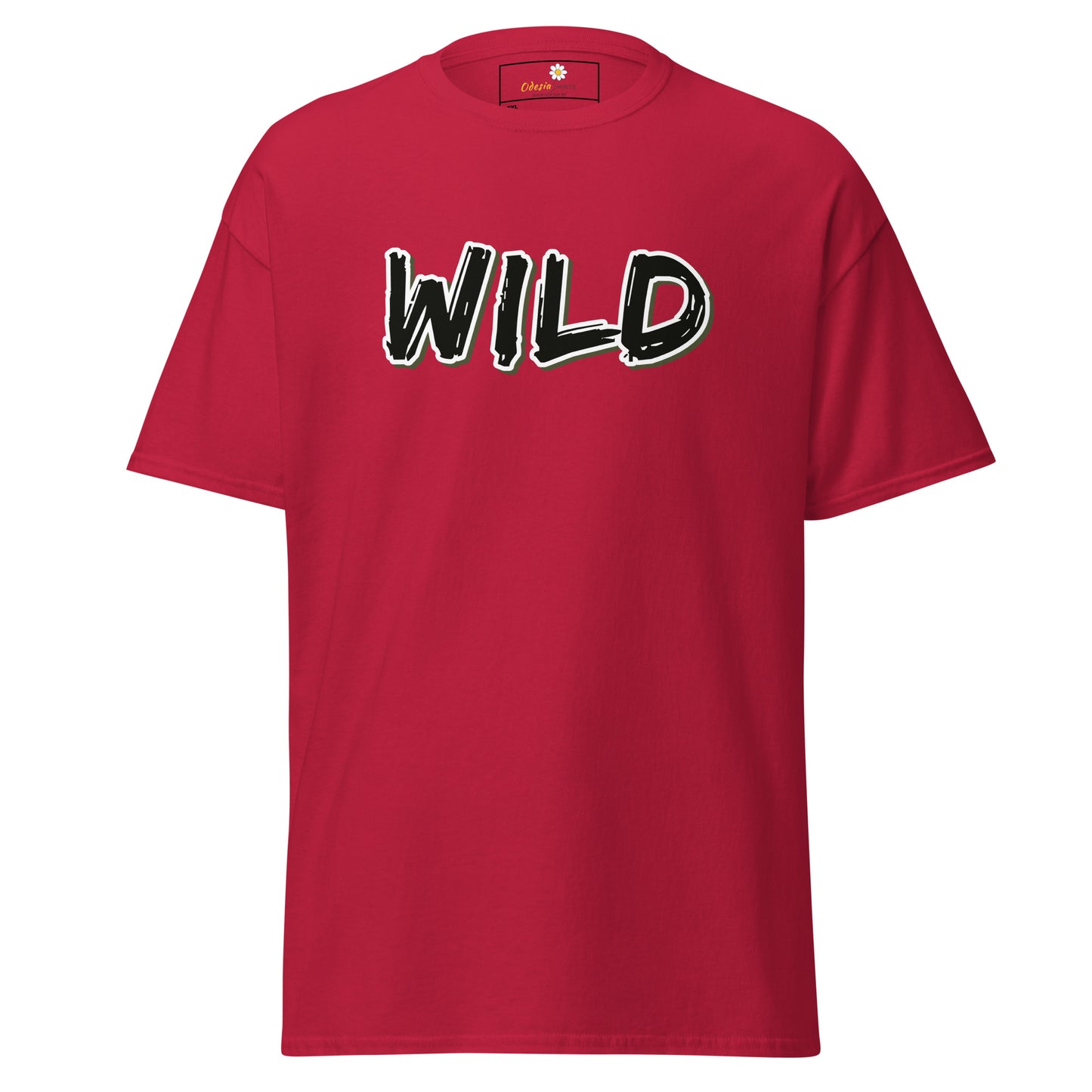 T-shirt classique pour homme - TEXT WILD - BIG