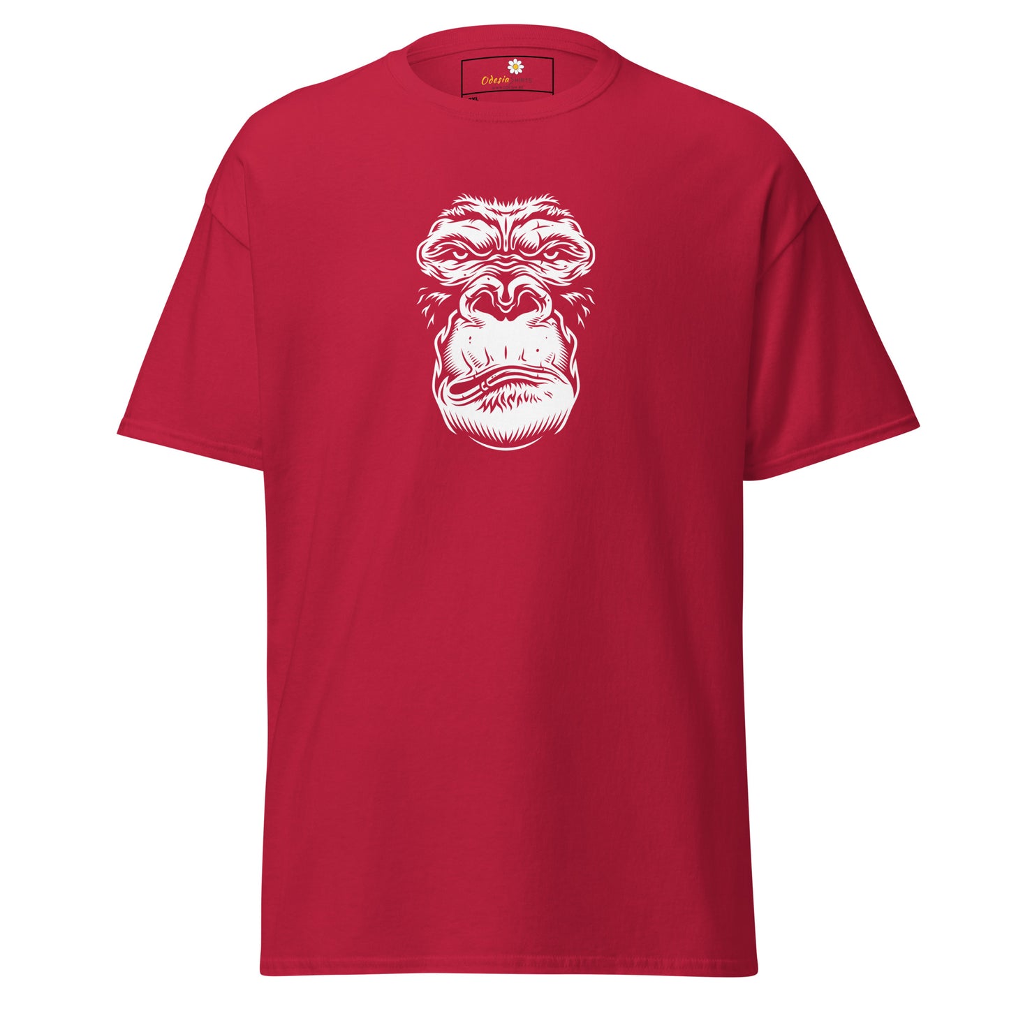 T-shirt classique pour homme - WILDLIFE GORILLA FACE - GRAND