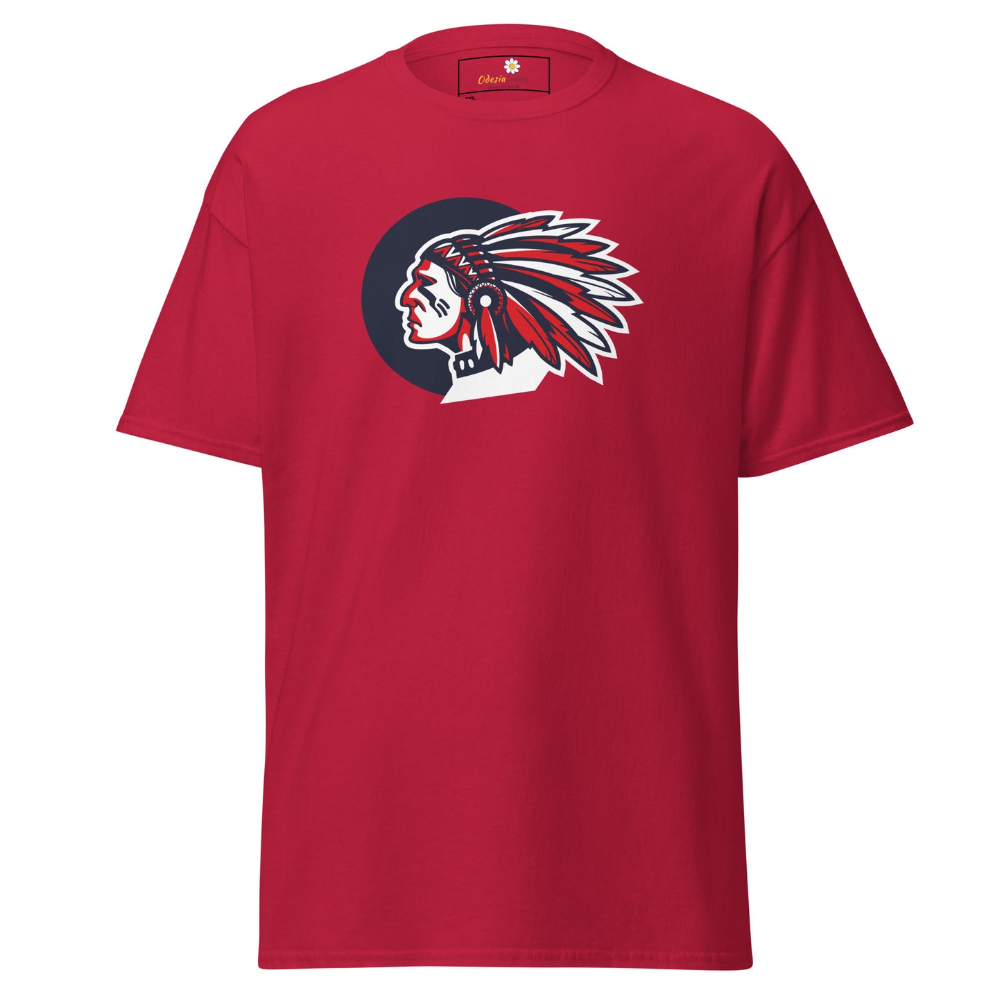 T-shirt classique homme - VINTAGE INDIAN HEAD - GRAND