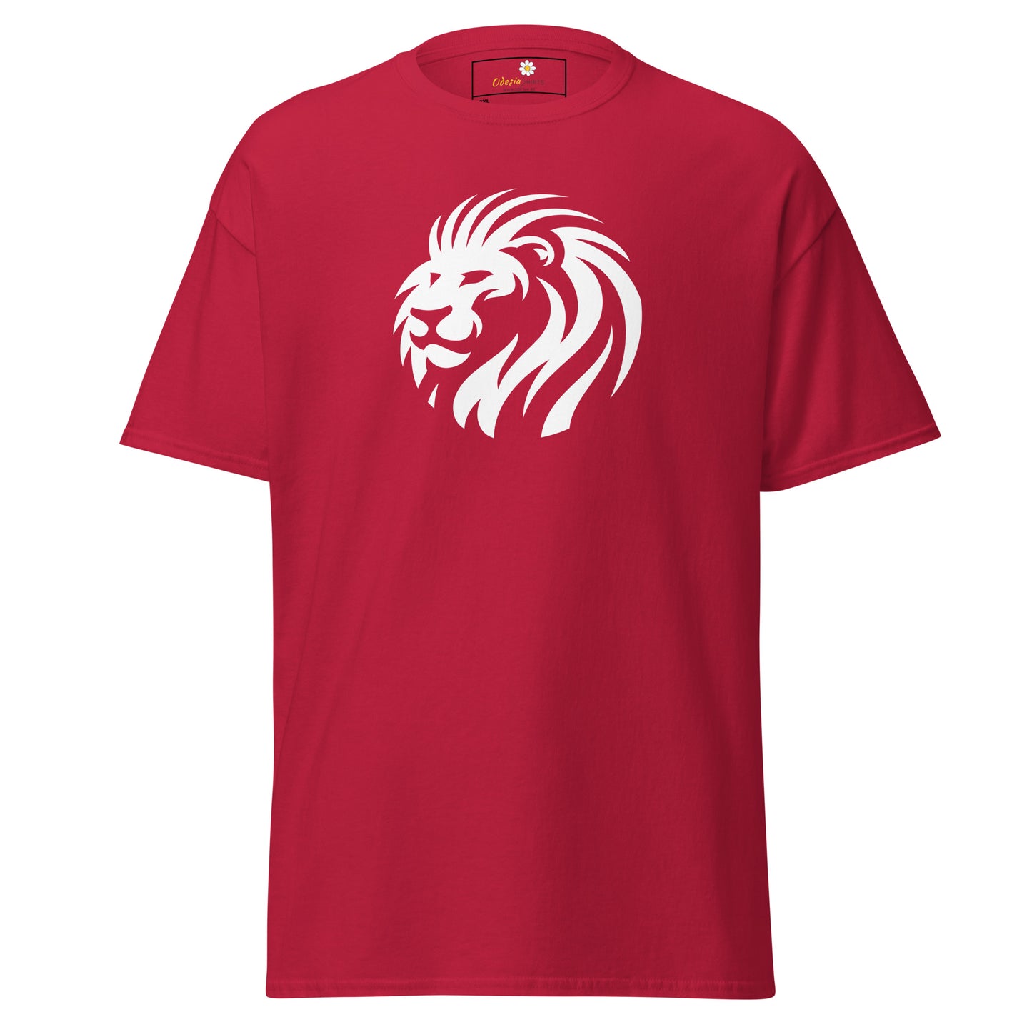 T-shirt classique pour homme - WILDLIFE LION HEAD HEAD CIRCLE - BIG