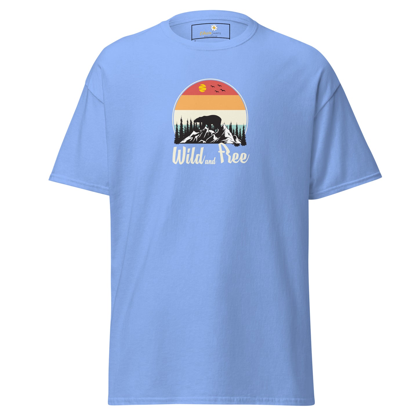 Unisex classic t-shirt - ADVENTURE WILD AND FREE - REGULAR
