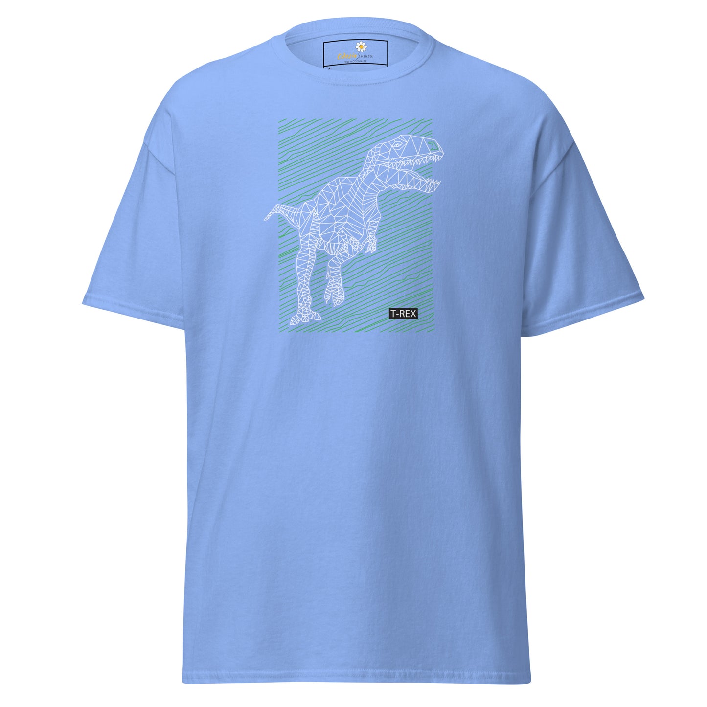 Heren klassiek t-shirt - WILD LIFE TREX DINOSAURUS - REGULAR