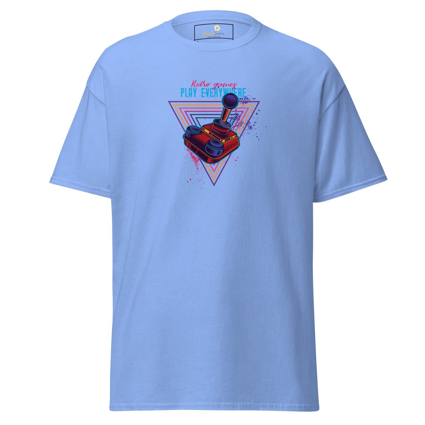 Unisex classic t-shirt - GAMERS PLAY EVERYWHERE JOYSTICK - REGULAR