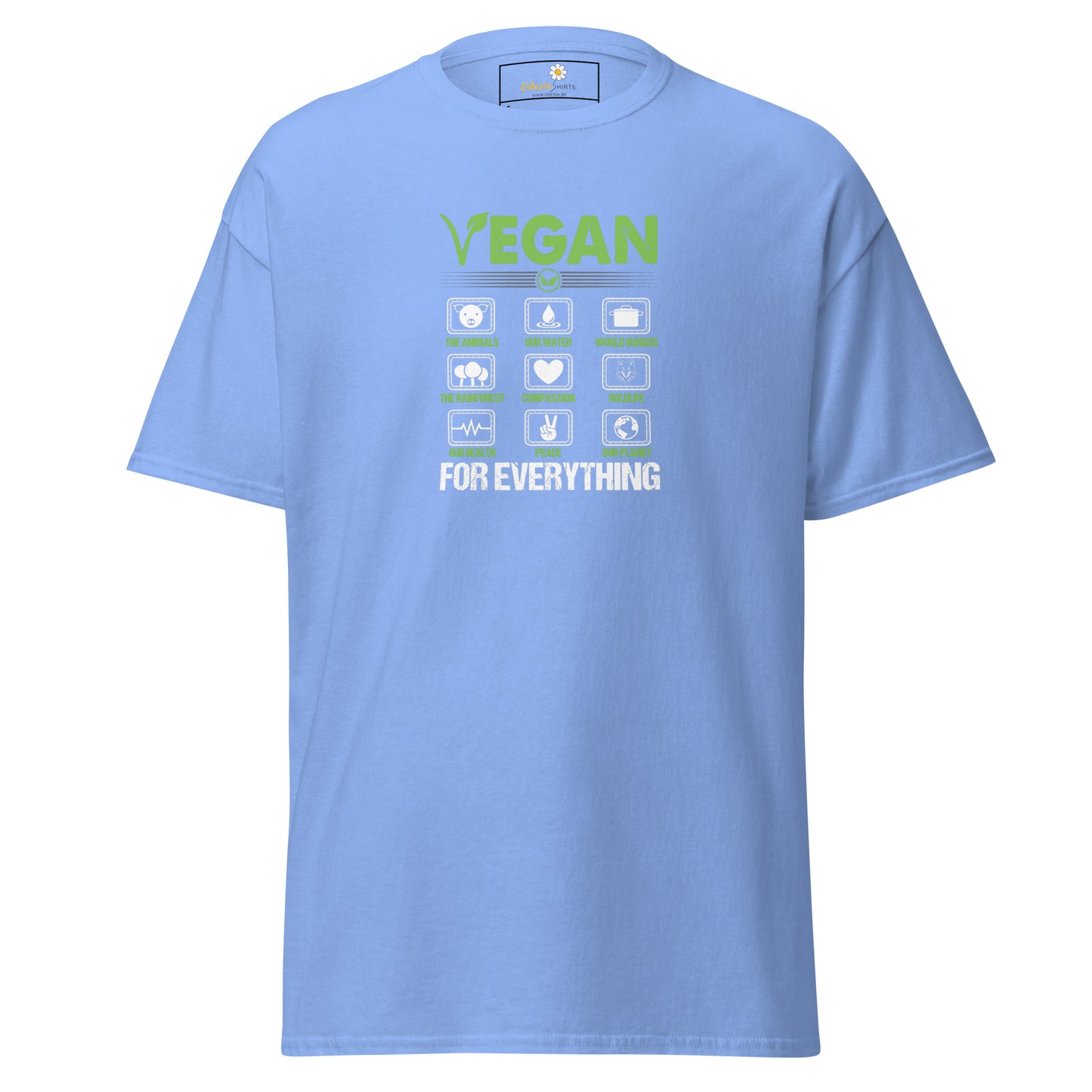 Unisex classic t-shirt - VEGAN FOR EVERYTHING - REGULAR