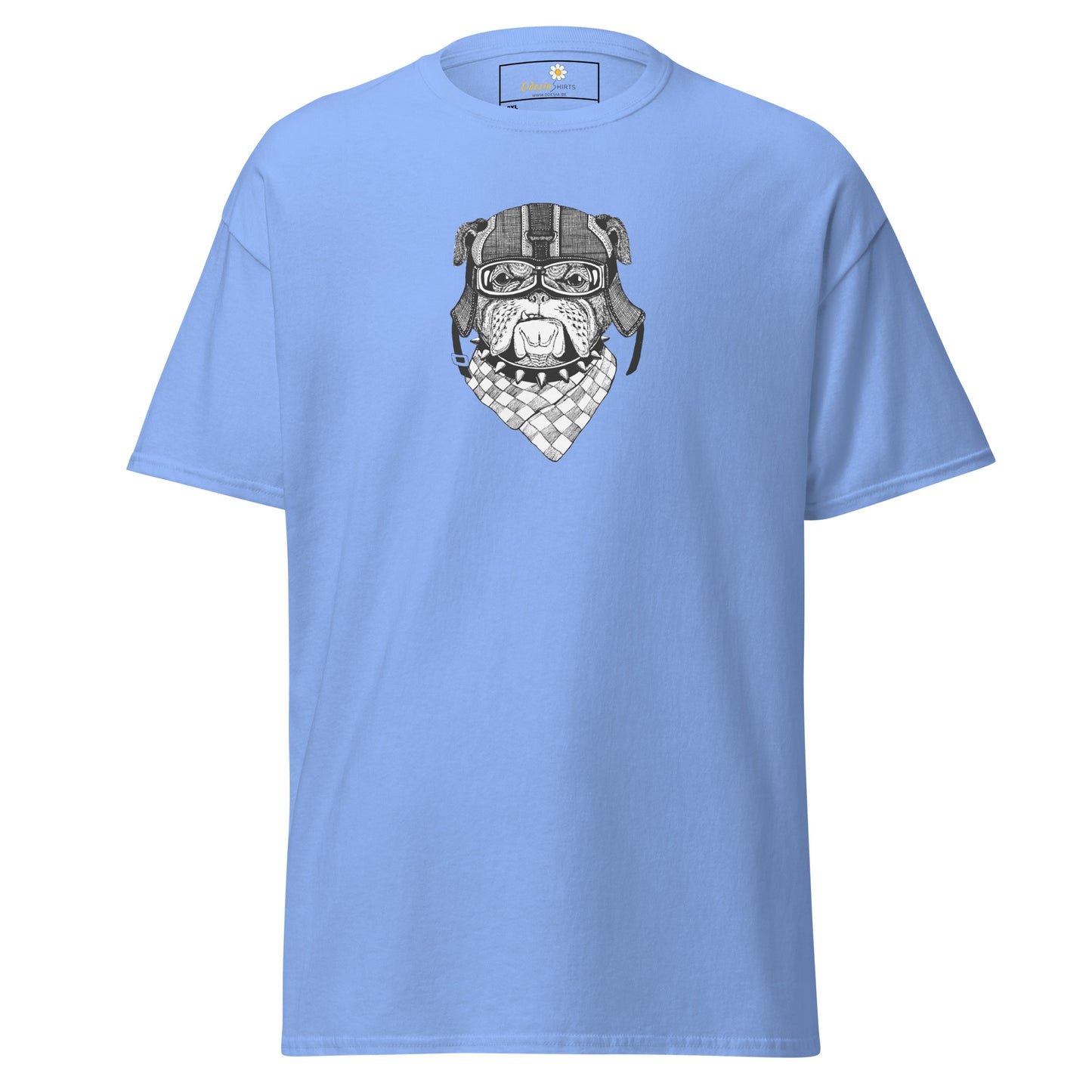Unisex classic t-shirt - ANIMALS DOG HEAD BANDANA - BIG