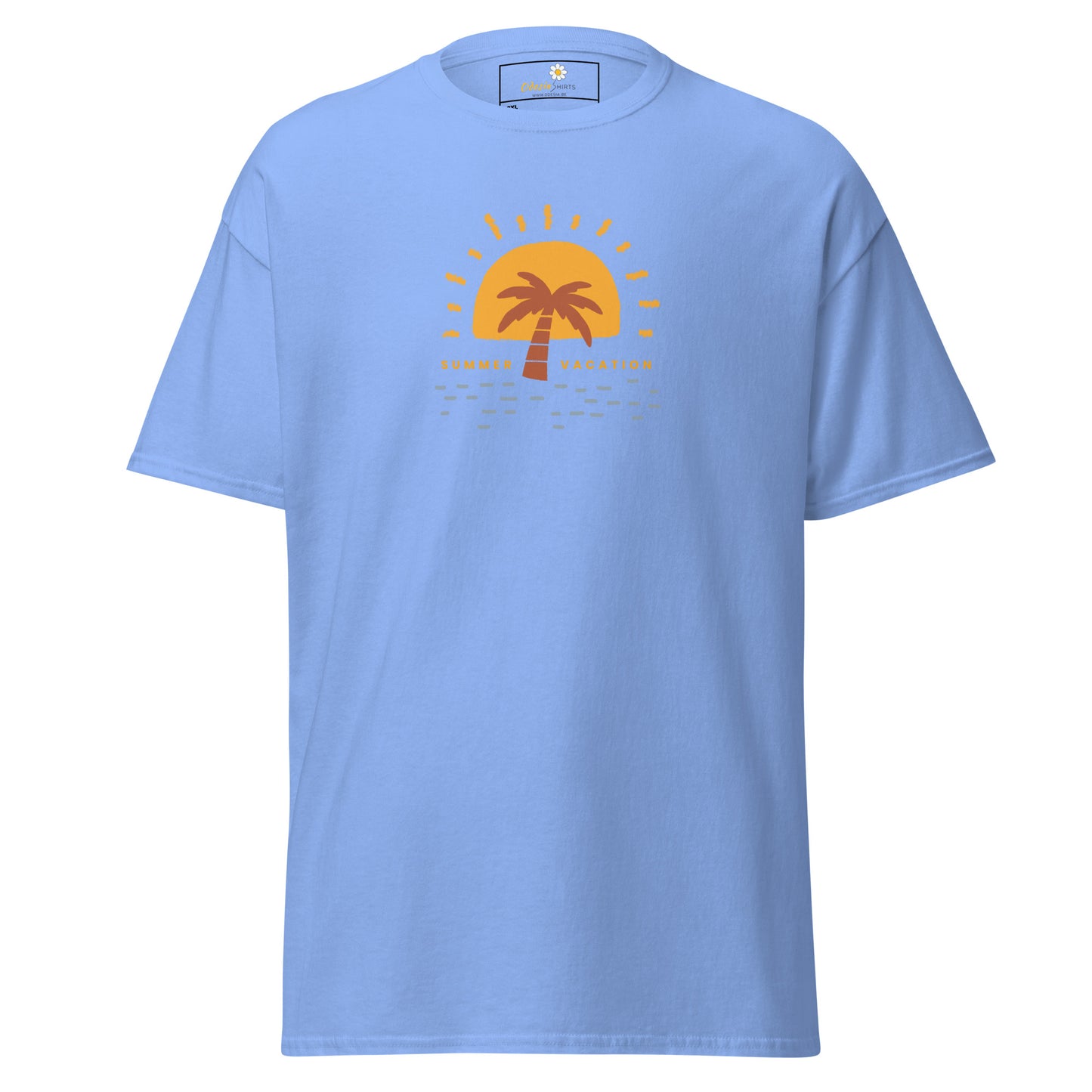 Heren klassiek t-shirt - ZOMERVAKANTIE - GROOT