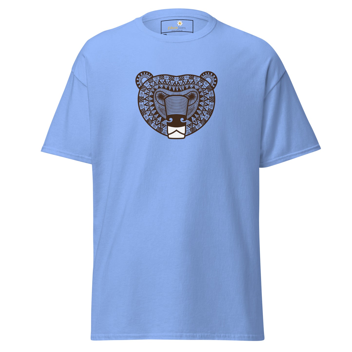 Klassiek heren t-shirt - WILDLIFE AZTECH BEAR - GROOT