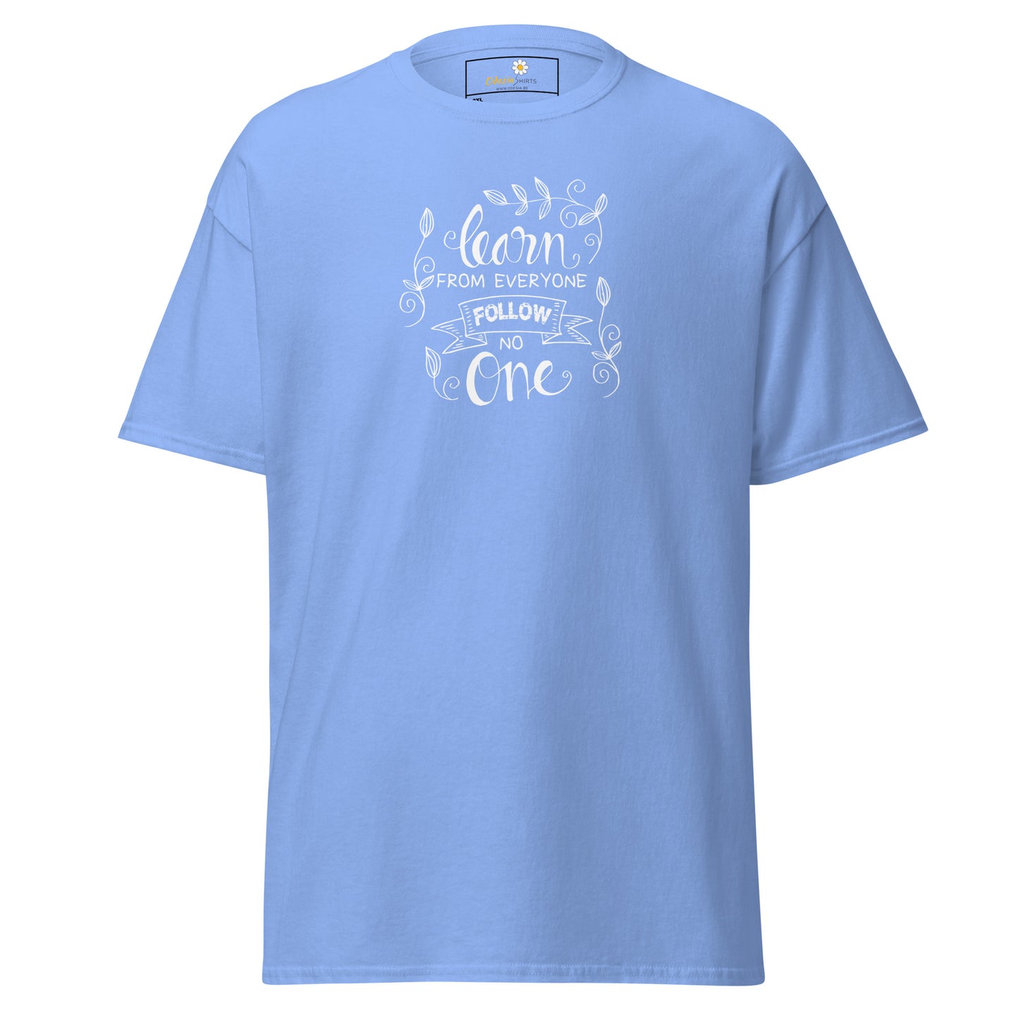 T-shirt classique pour homme - TEXTE APPRENEZ DE TOUS - GRAND