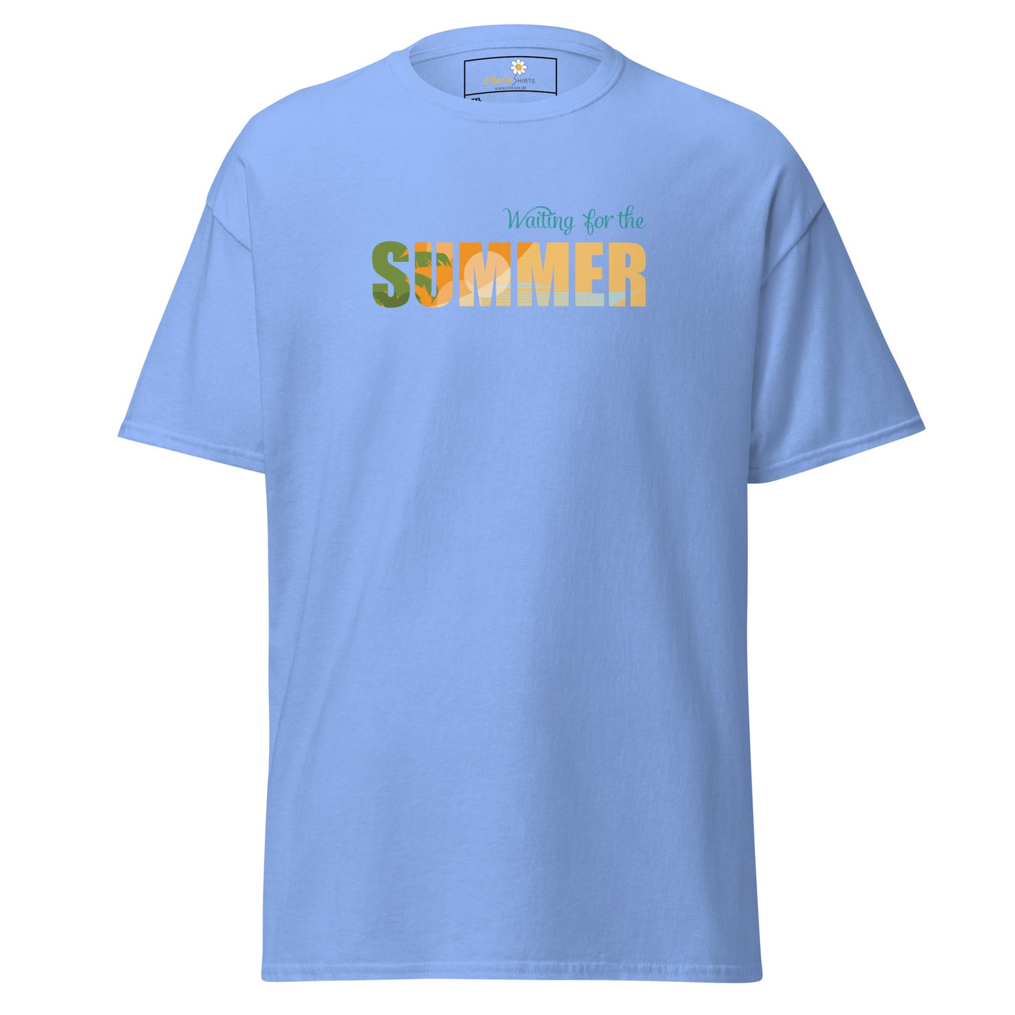 T-shirt classique pour homme - L'ÉTÉ ATTEND - GRAND