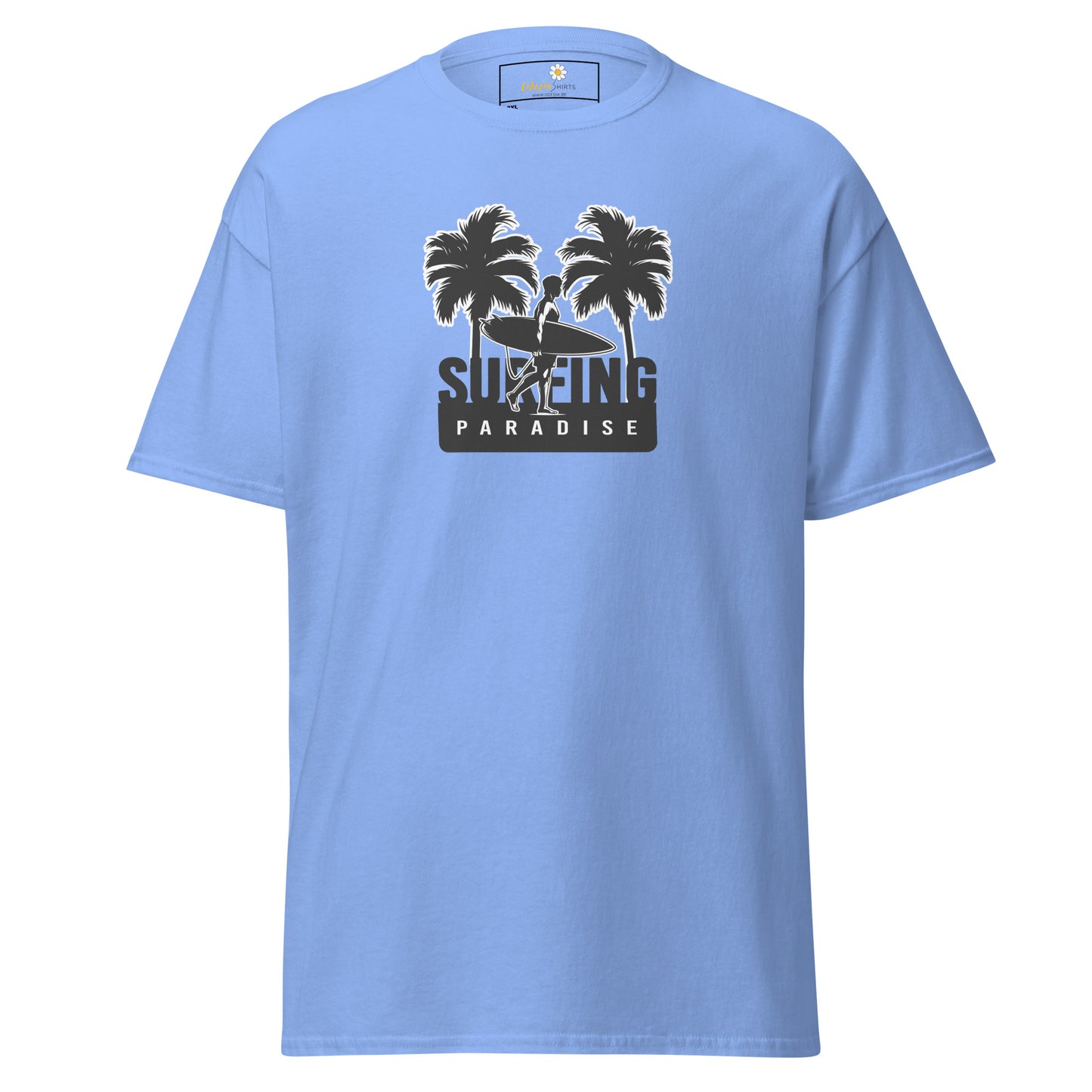 T-shirt classique pour homme - SUMMER SURFING TREES - BIG