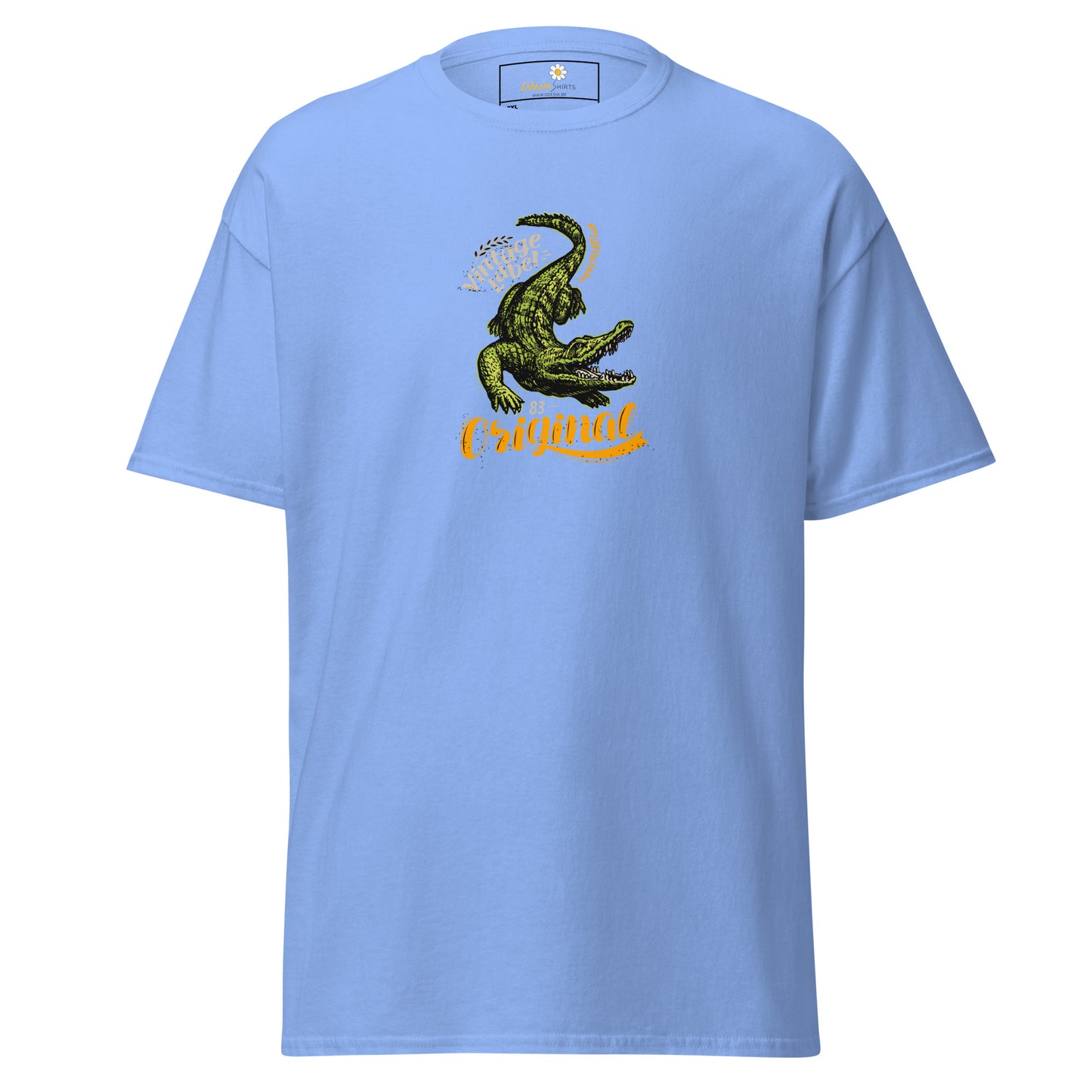 Heren klassiek t-shirt - WILDLIFE CROCODILE - GROOT