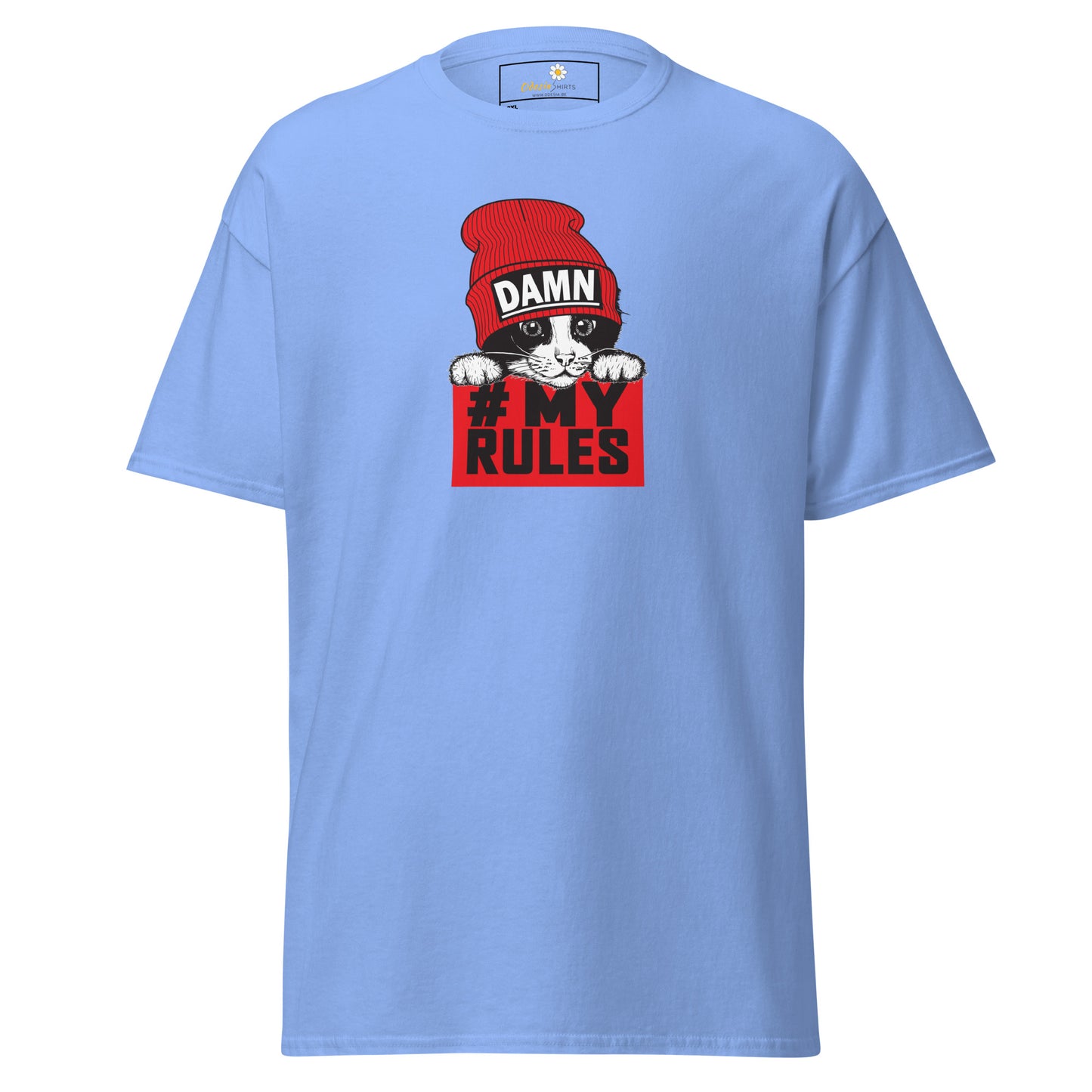 T-shirt classique unisexe - ANIMAUX AMUSANTS CHAT MES RÈGLES - GRAND