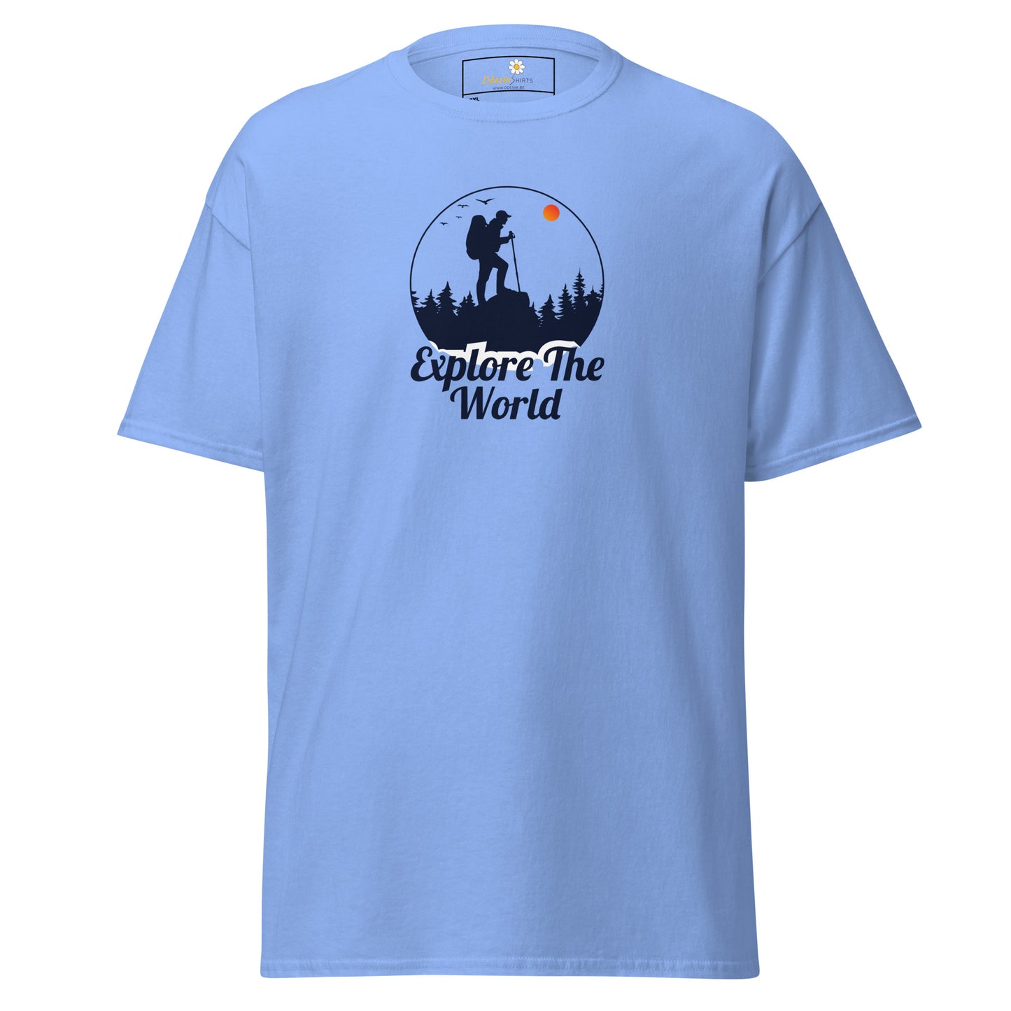 Unisex classic t-shirt - ADVENTURE EXPLORE THE WORLD - BIG