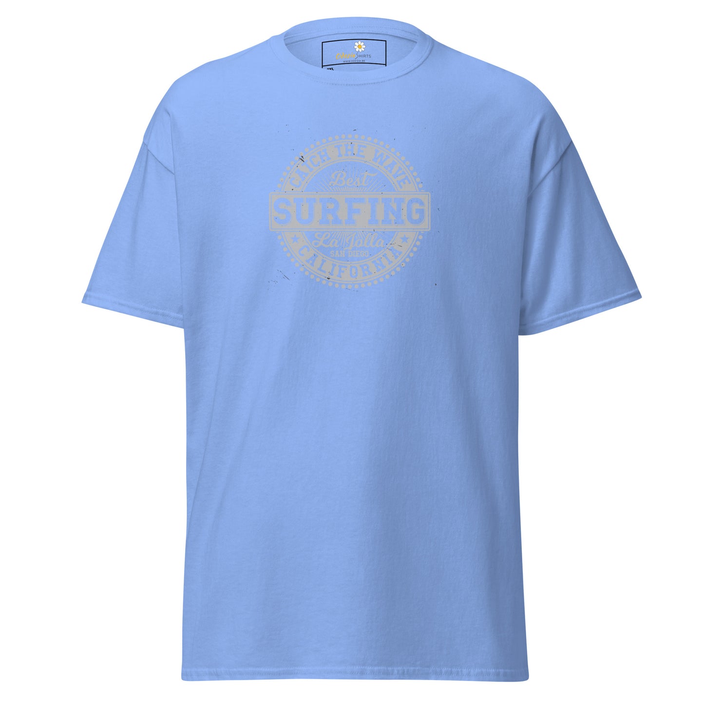 Heren klassiek t-shirt - SUMMER SURFING CALIFORNIA - GROOT