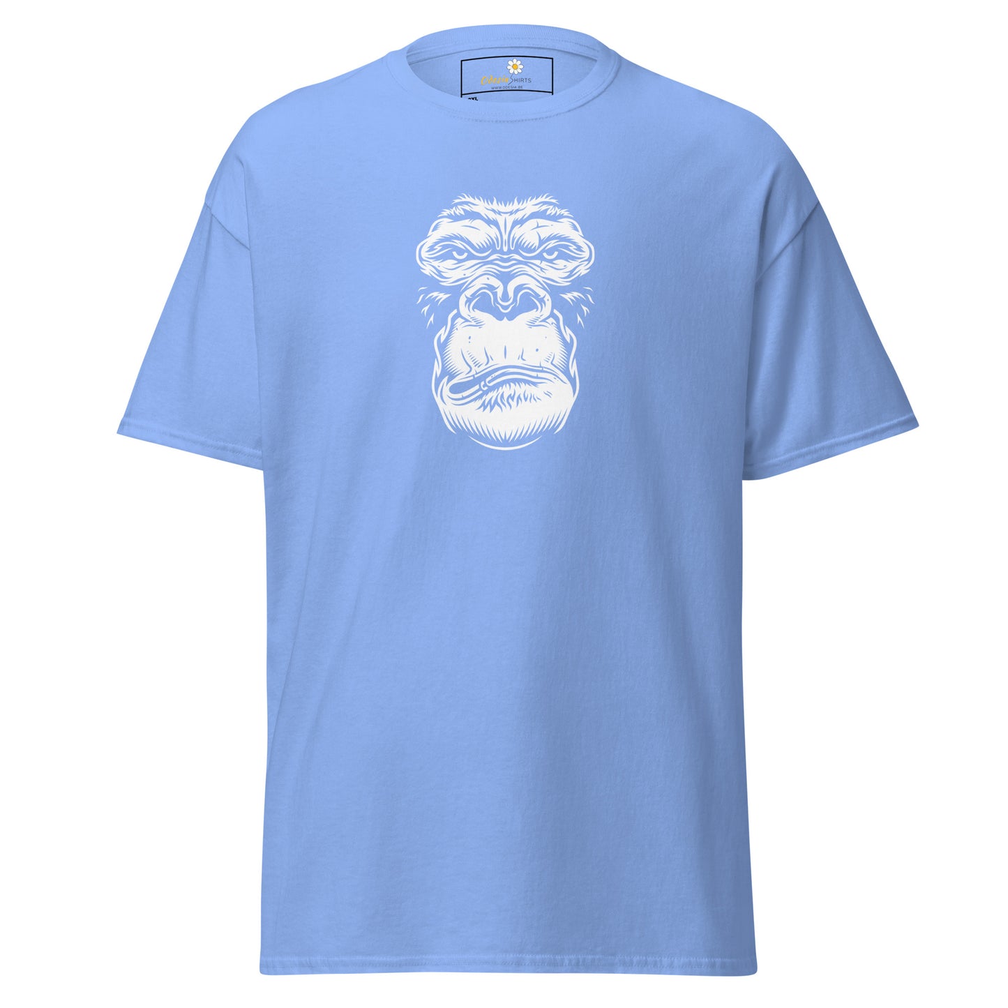 T-shirt classique pour homme - WILDLIFE GORILLA FACE - GRAND