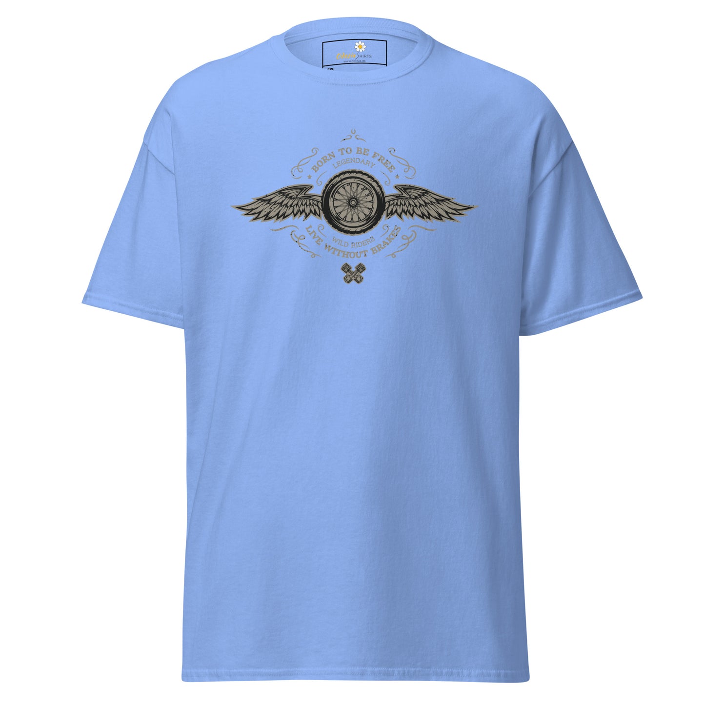 T-shirt classique homme - VINTAGE BORN TO BE FREE - GRAND