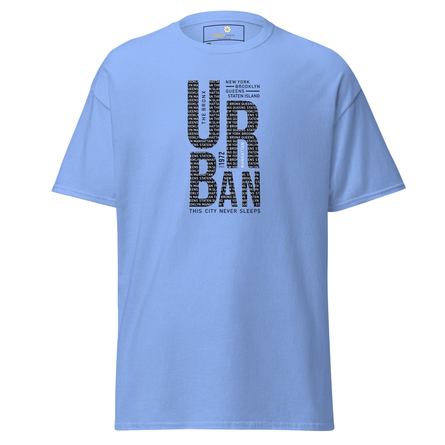 Heren klassiek t-shirt - URBAN DESIGN - GROOT