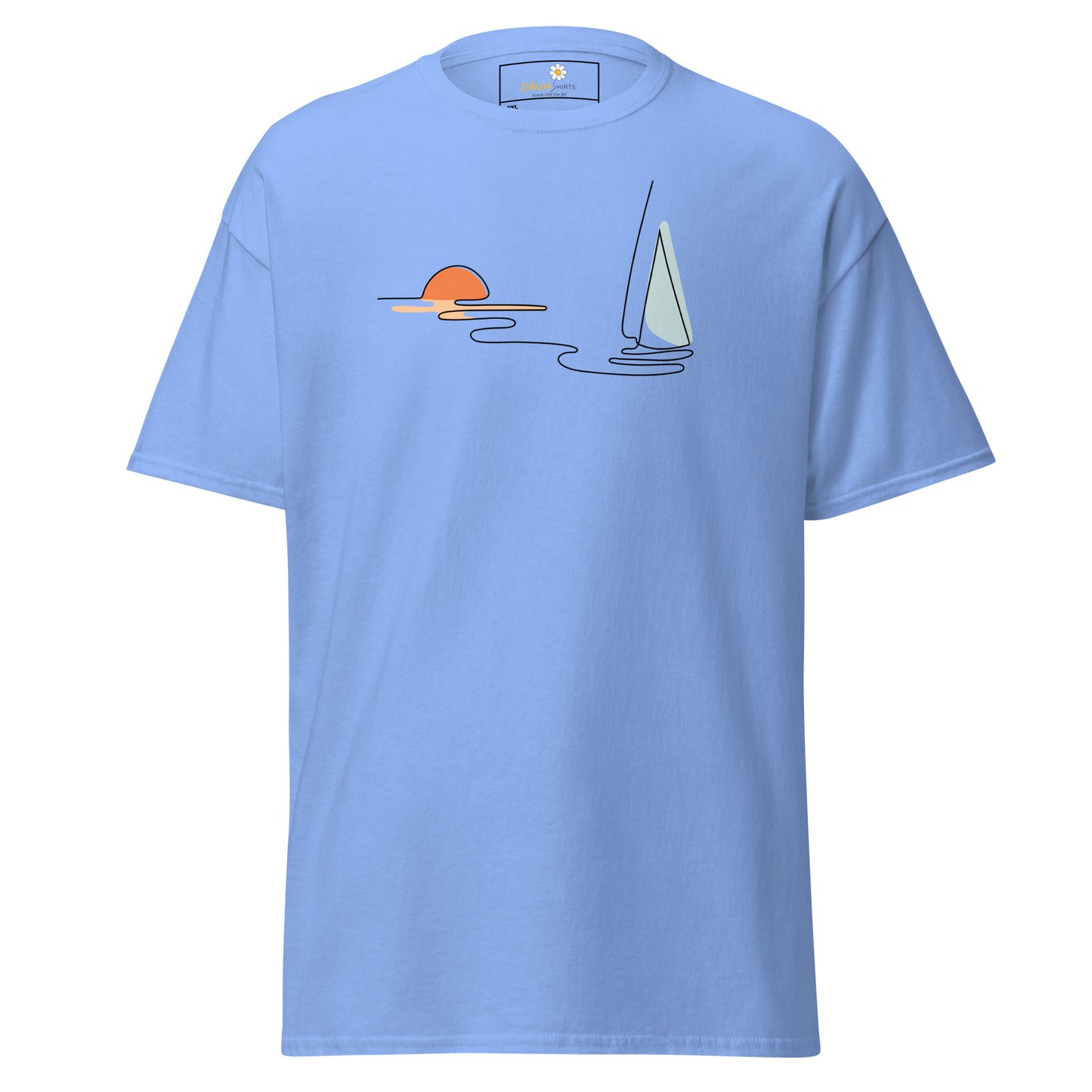 T-shirts classiques pour hommes - NATURE LINE SUNSE5T BOAT - BIG