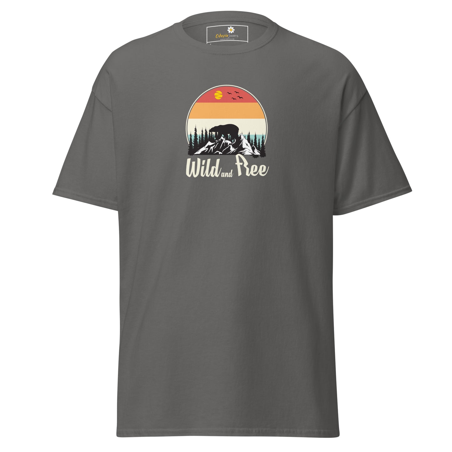Unisex classic t-shirt - ADVENTURE WILD AND FREE - REGULAR