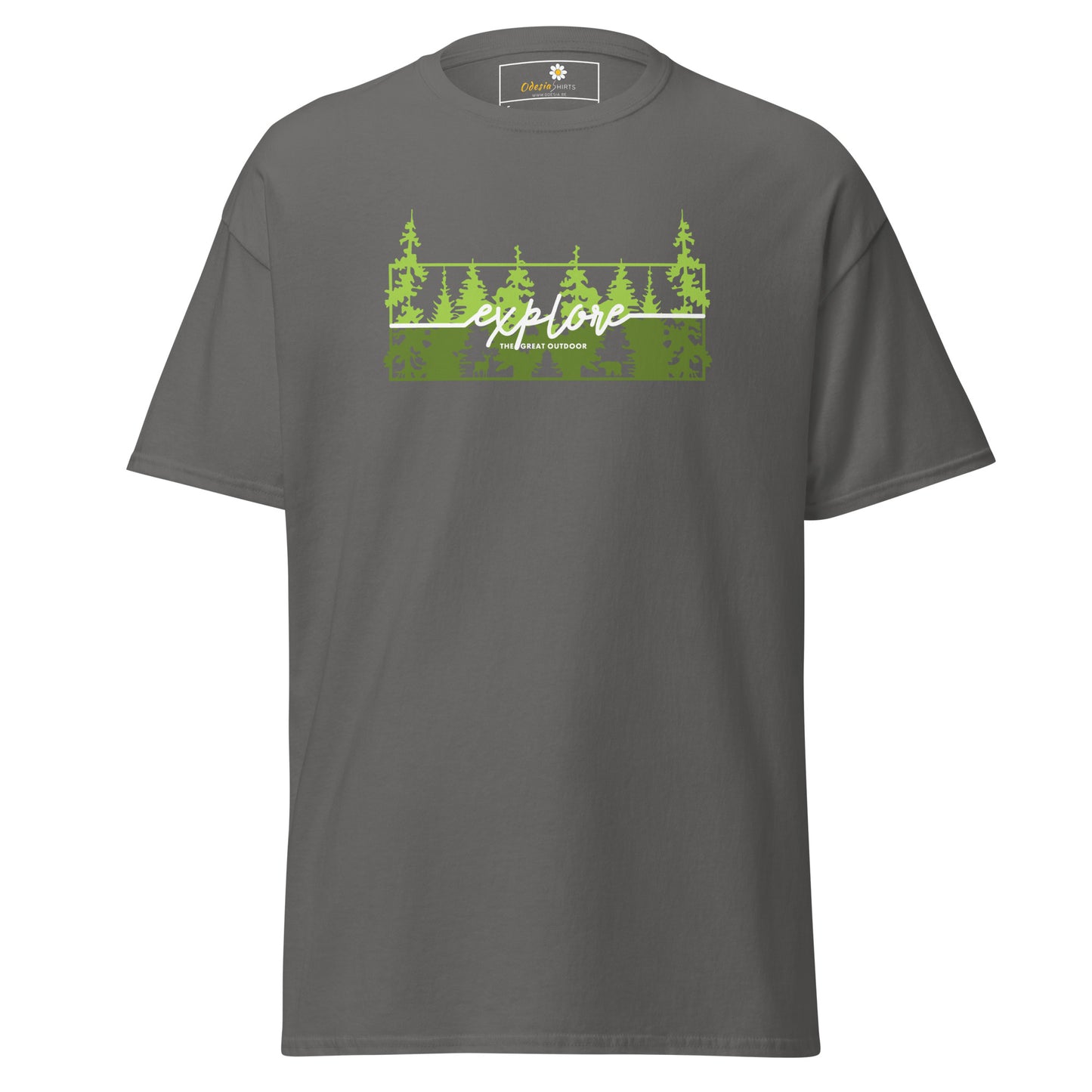 T-shirt classique unisexe - AVENTURE EXPLORE TREES - REGULAR