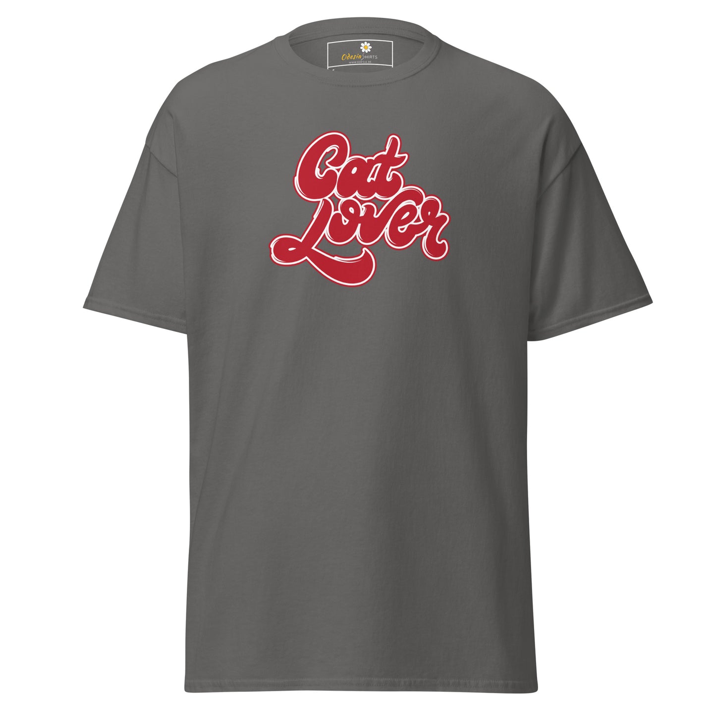 Unisex classic t-shirt - ANIMALS TEXT CAT LOVER - REGULAR