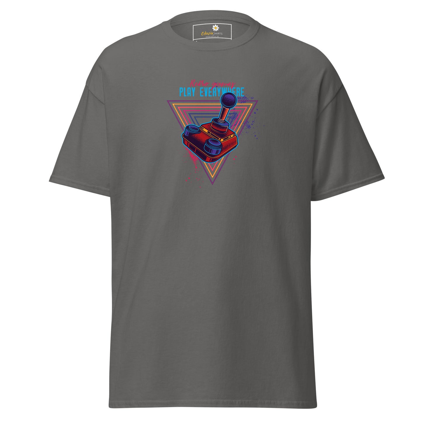Unisex classic t-shirt - GAMERS PLAY EVERYWHERE JOYSTICK - REGULAR