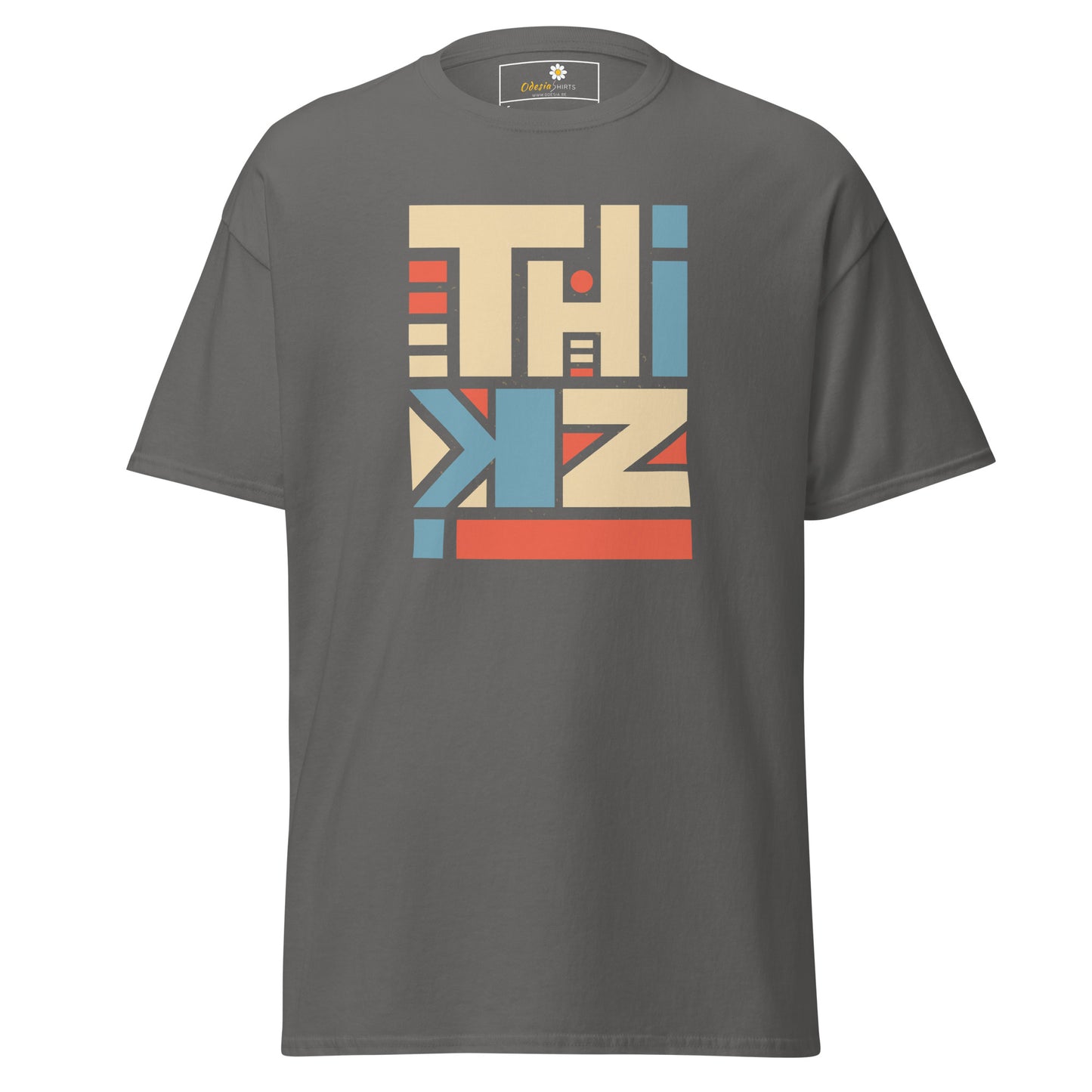 Unisex classic t-shirt - ABSTRACT TEXT THINK - REGULAR
