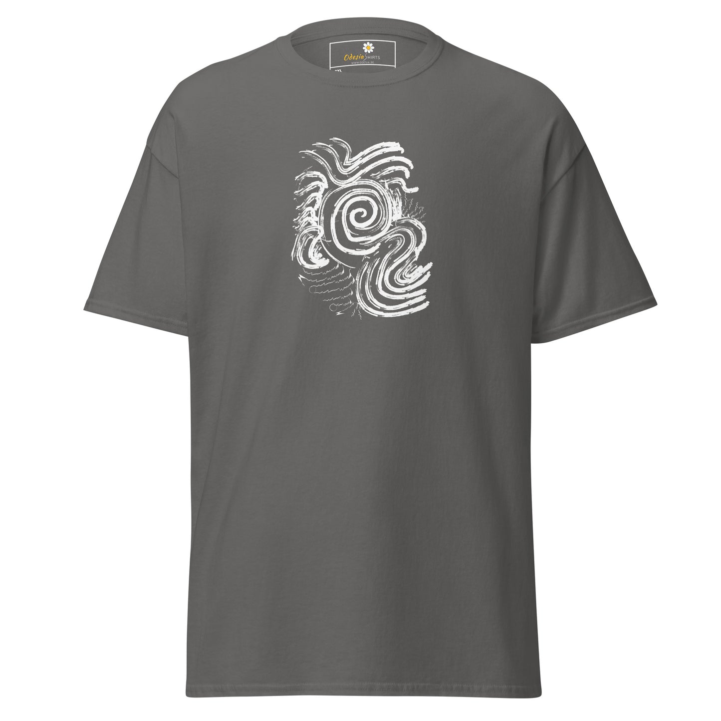 Unisex classic t-shirt - ABSTRACT SUNLIGHT WAVES - BIG