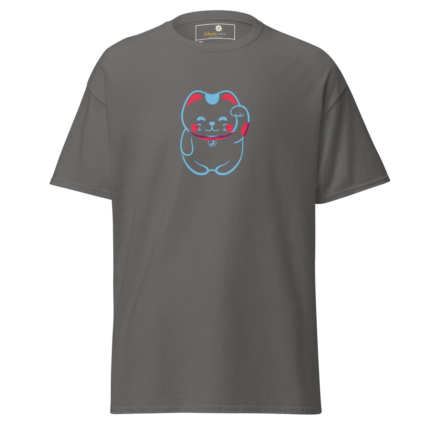 Unisex classic t-shirt - ANIMALS SPIRITUAL LUCKY CAT 1 - BIG