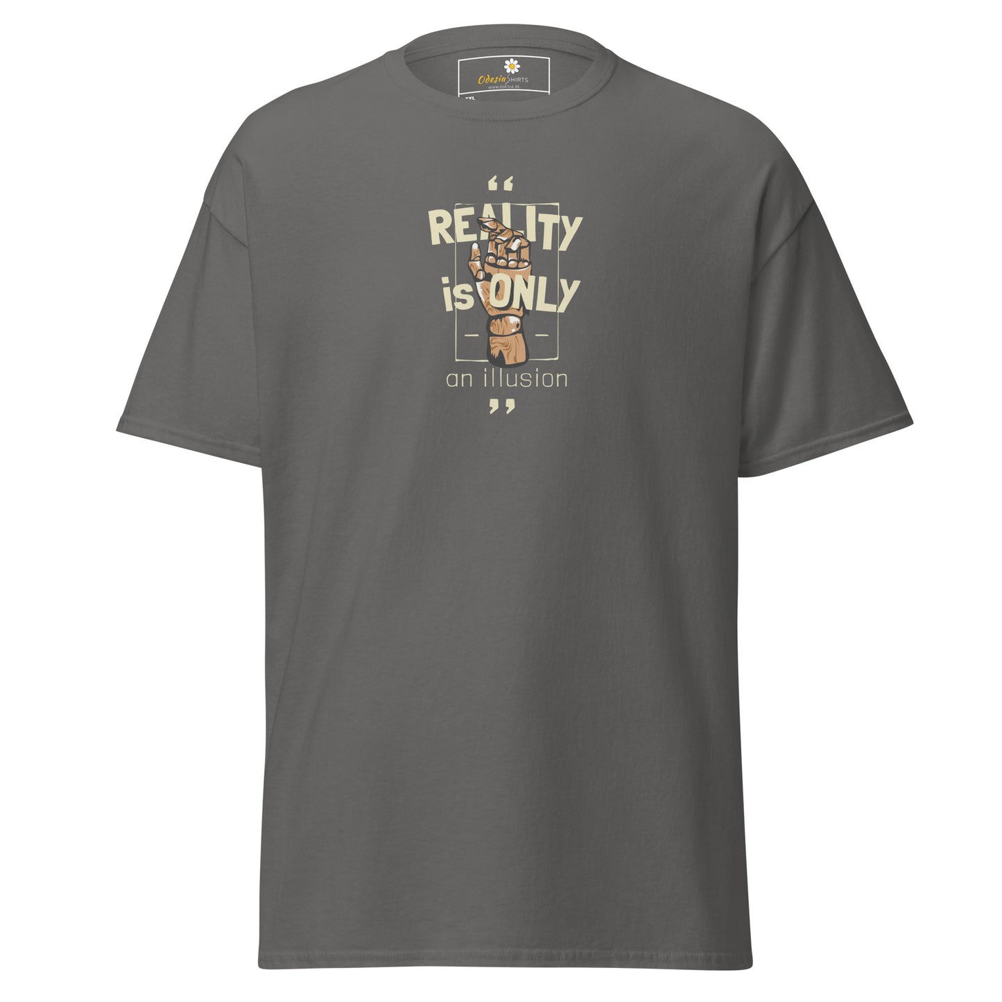 Unisex classic t-shirt - MYSTIC REALITY IS ONLY AN ILLUSION - BIG