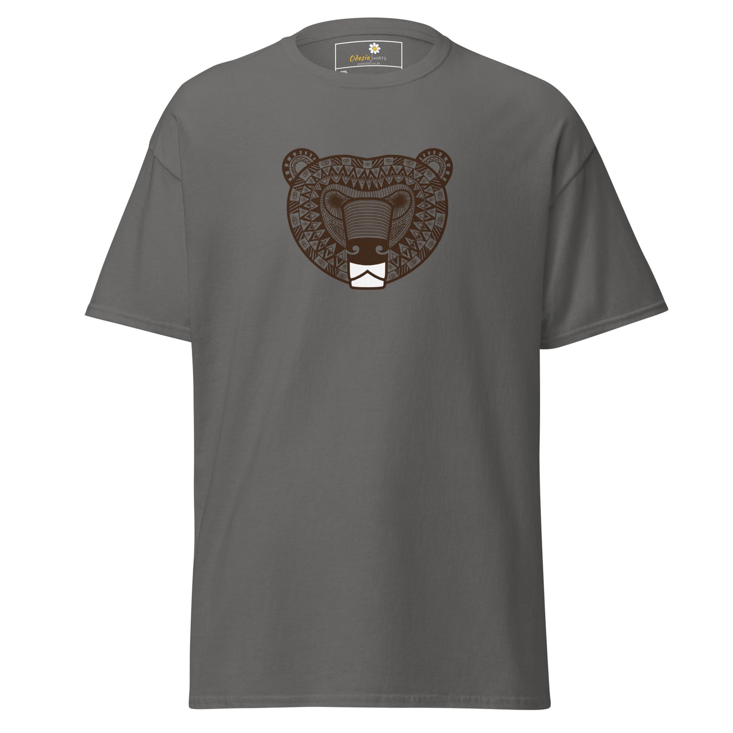 Klassiek heren t-shirt - WILDLIFE AZTECH BEAR - GROOT