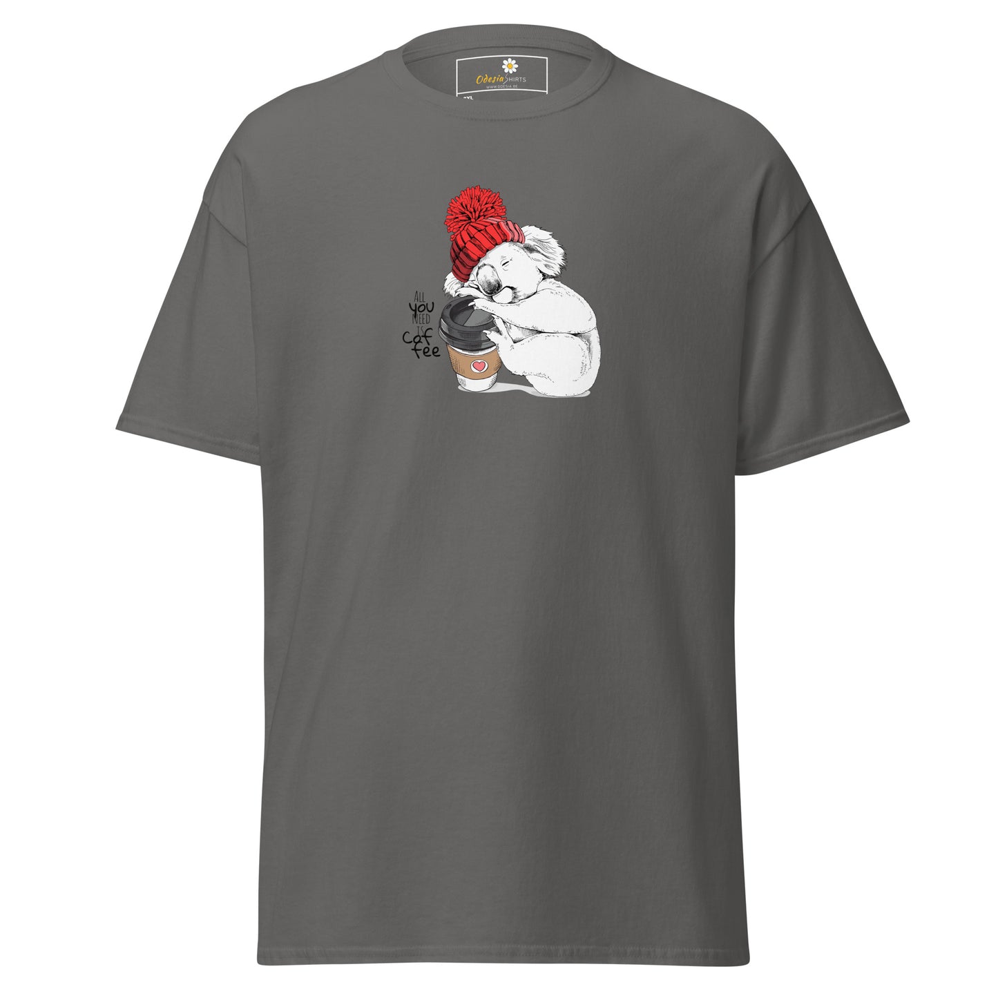 Klassiek heren t-shirt - WILDLIFE FUN KOALA - GROOT
