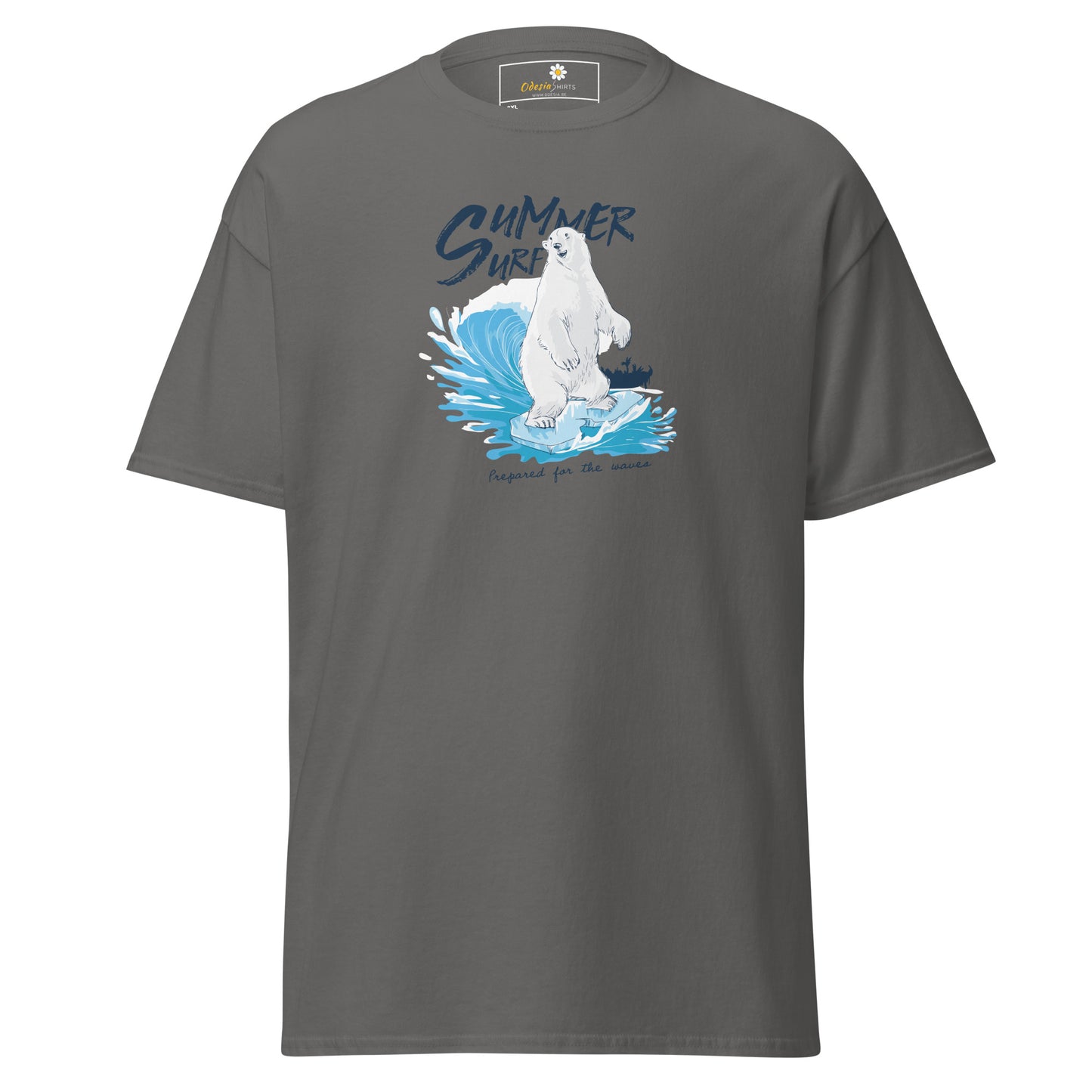 T-shirt classique homme - SUMMER SURFING BEAR - GRAND