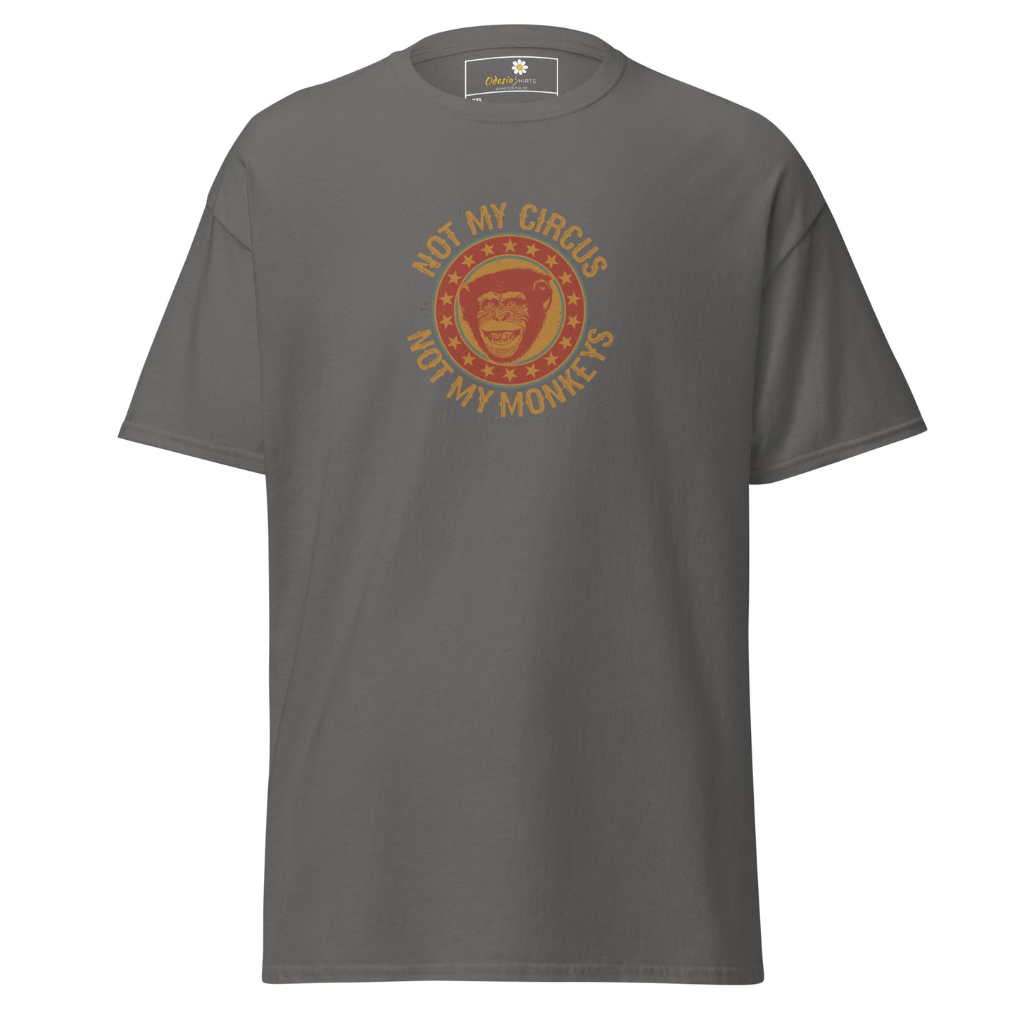 T-shirt classique homme - VINTAGE NOT MY MONKEYS CIRCUS - GRAND