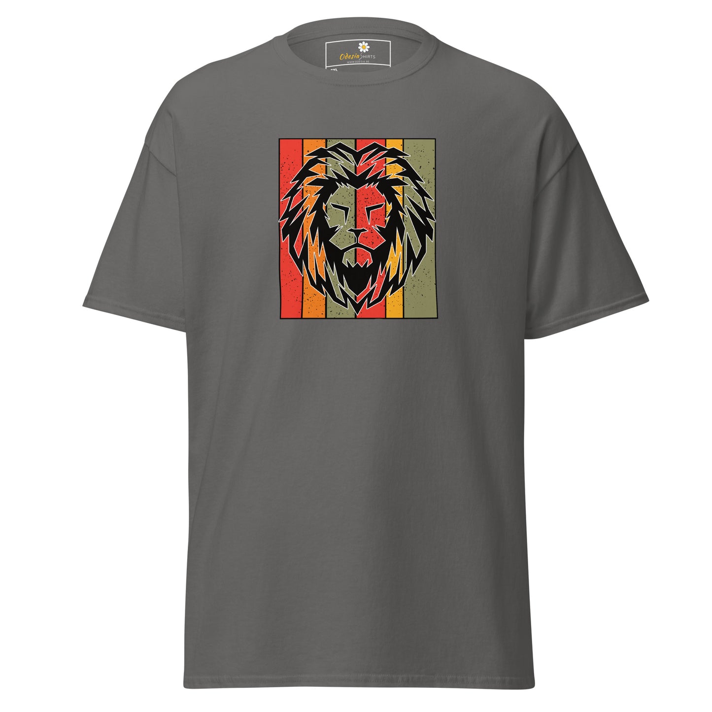 T-shirt classique homme - WILDLIFE LION HEAD - BIG
