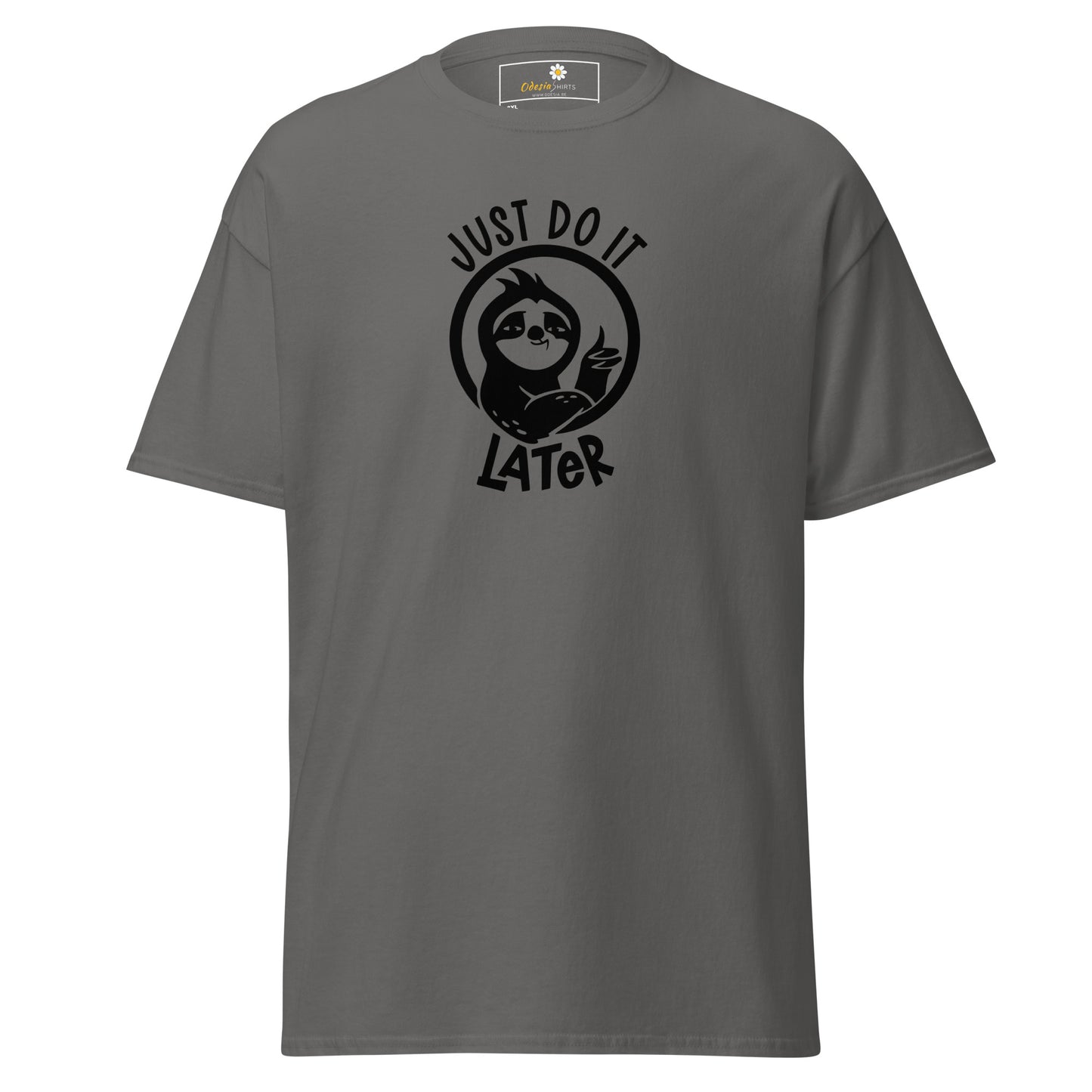 Unisex classic t-shirt - FUN JUST DO IT LATER - BIG