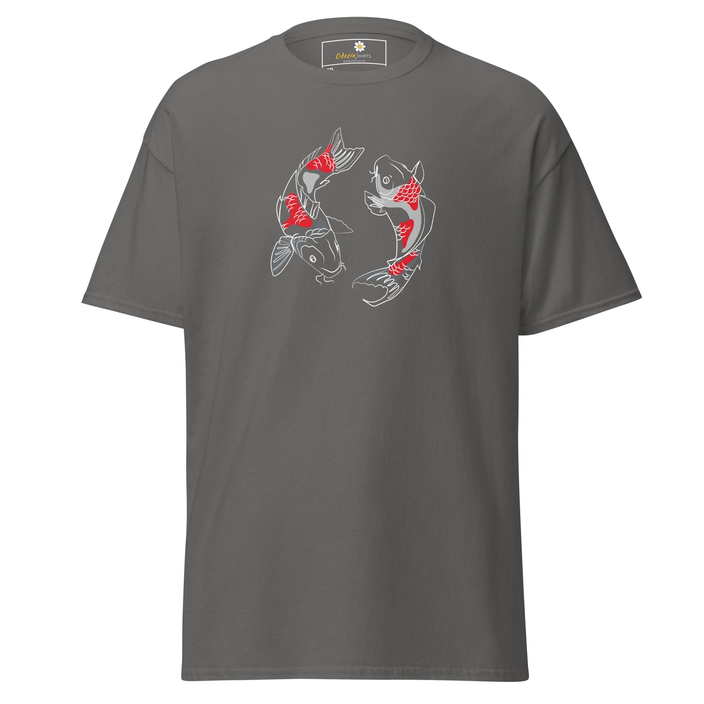 T-shirt classique unisexe - ANIMAUX KOI FISH - GRAND