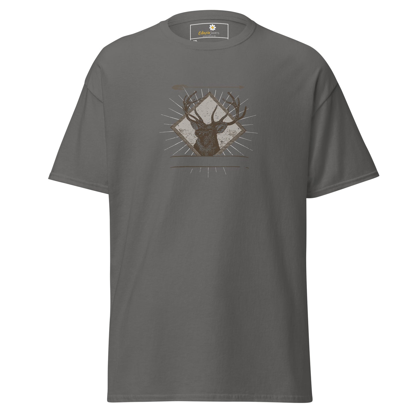 T-shirt classique unisexe - ANIMAUX CERF FLÈCHE - GRAND