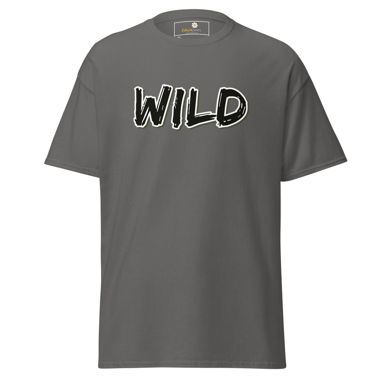 T-shirt classique pour homme - TEXT WILD - BIG
