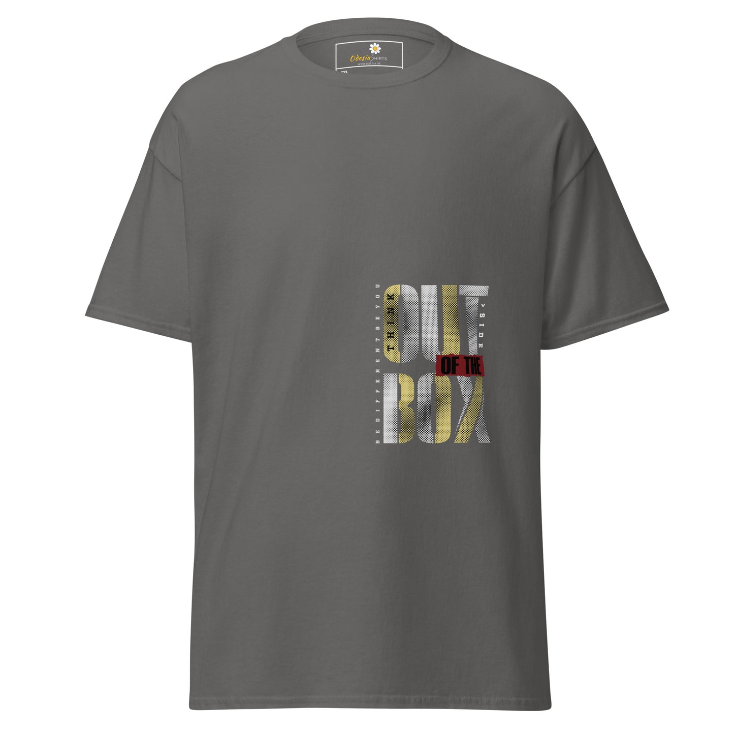T-shirt classique pour homme - TEXT OUT OF THE BOX - GRAND