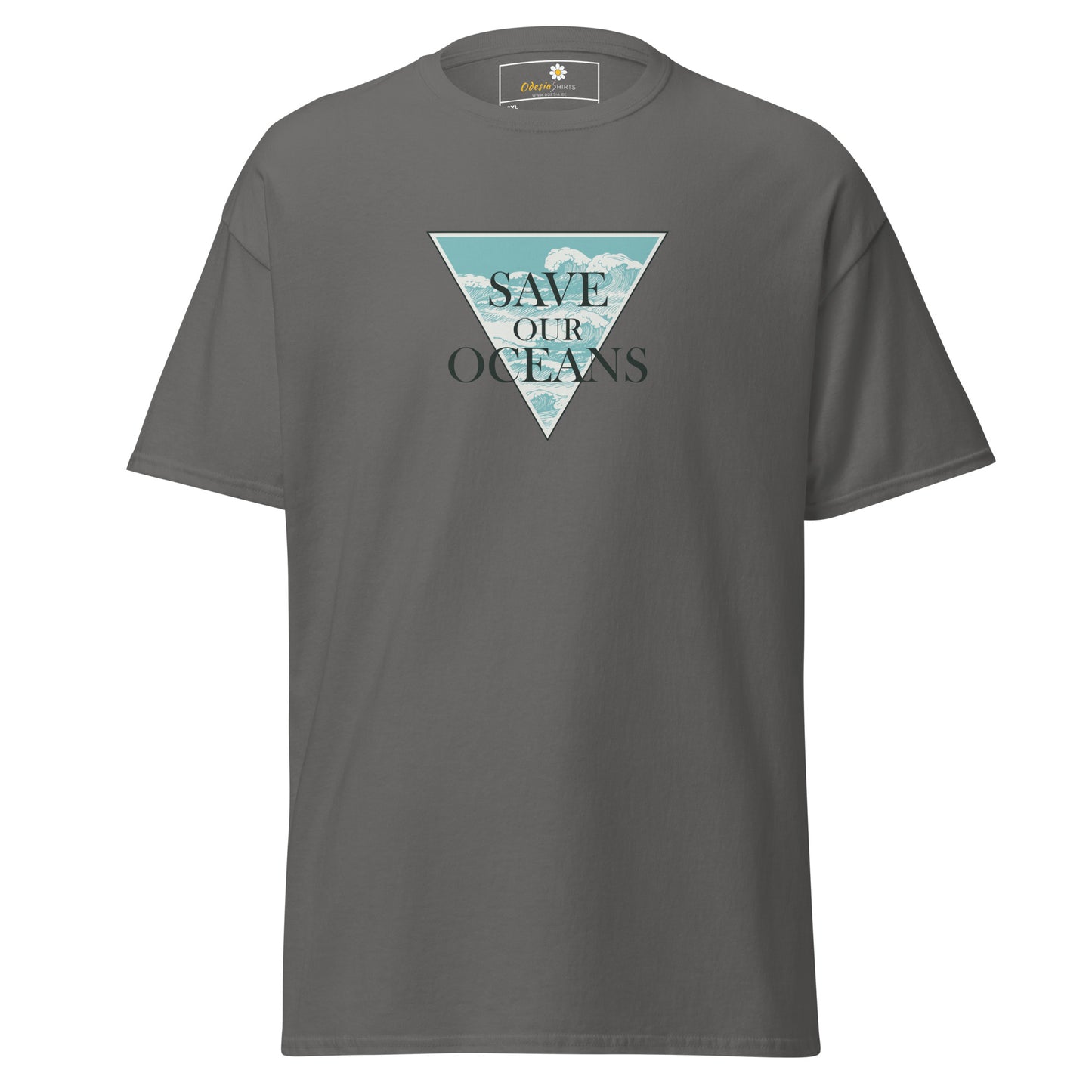 Unisex classic t-shirt - ECOLOGY SAVE OUR OCEANS - BIG