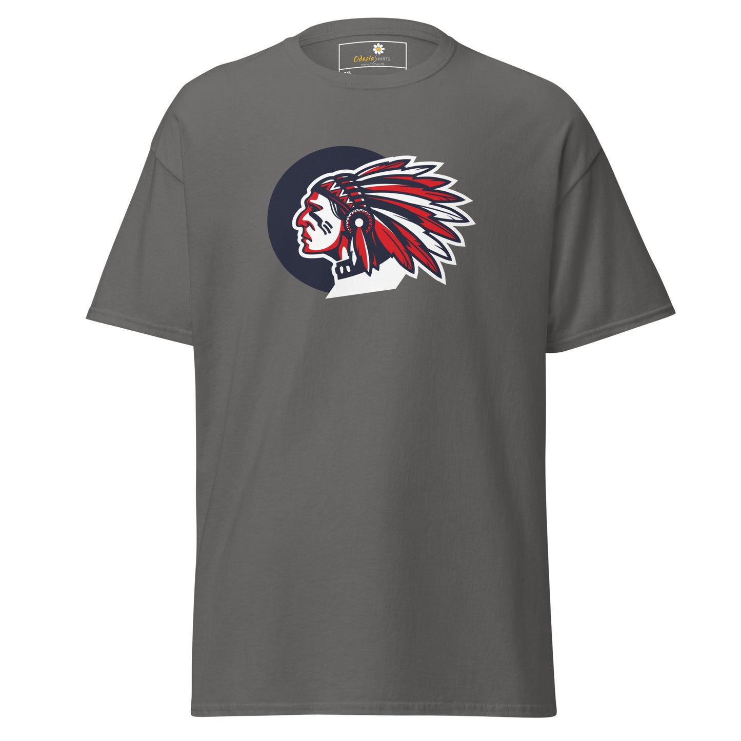 T-shirt classique homme - VINTAGE INDIAN HEAD - GRAND