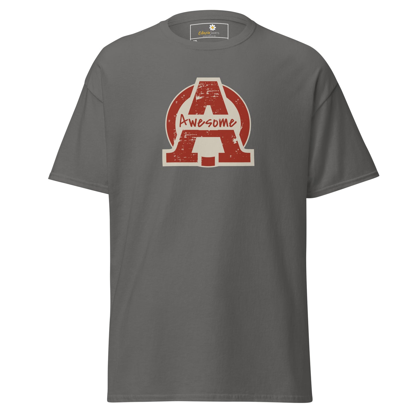 T-shirt classique pour homme - Texte génial - Grand