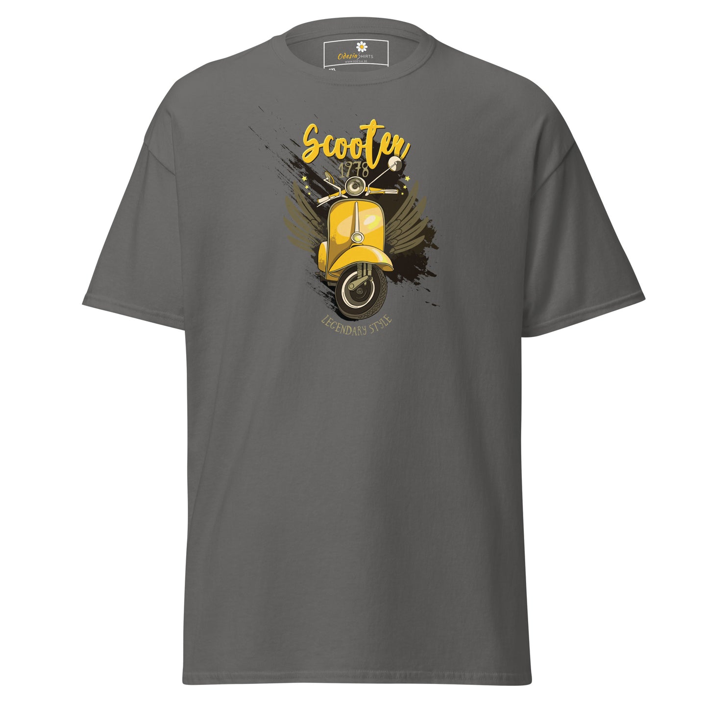 T-shirt classique homme - VINTAGE SCOOTER 1978 - GRAND