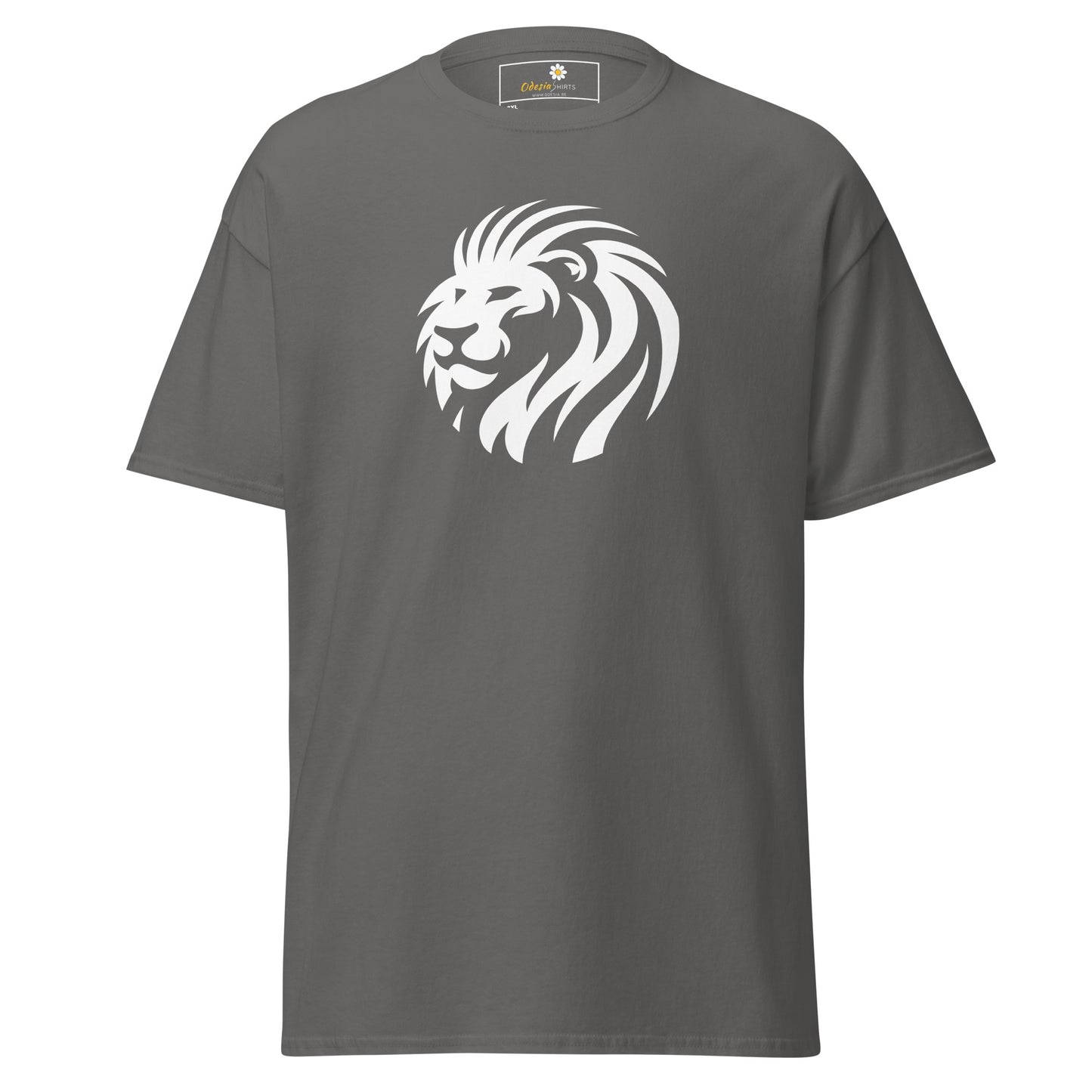 T-shirt classique pour homme - WILDLIFE LION HEAD HEAD CIRCLE - BIG