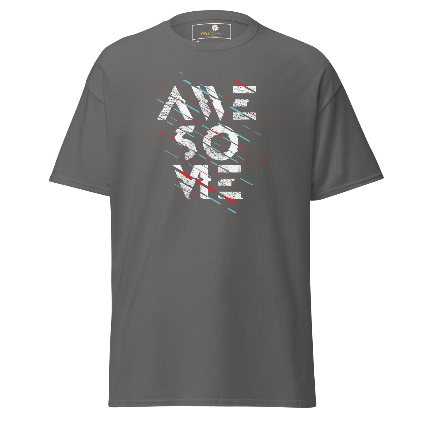 T-shirt classique pour homme - Texte génial - Grand