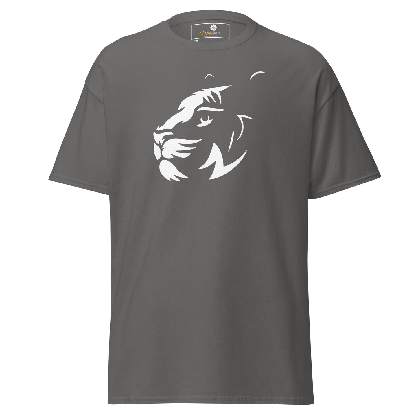 Klassiek T-shirt voor heren - WILDLIFE BIG CAT HEAD - GROOT