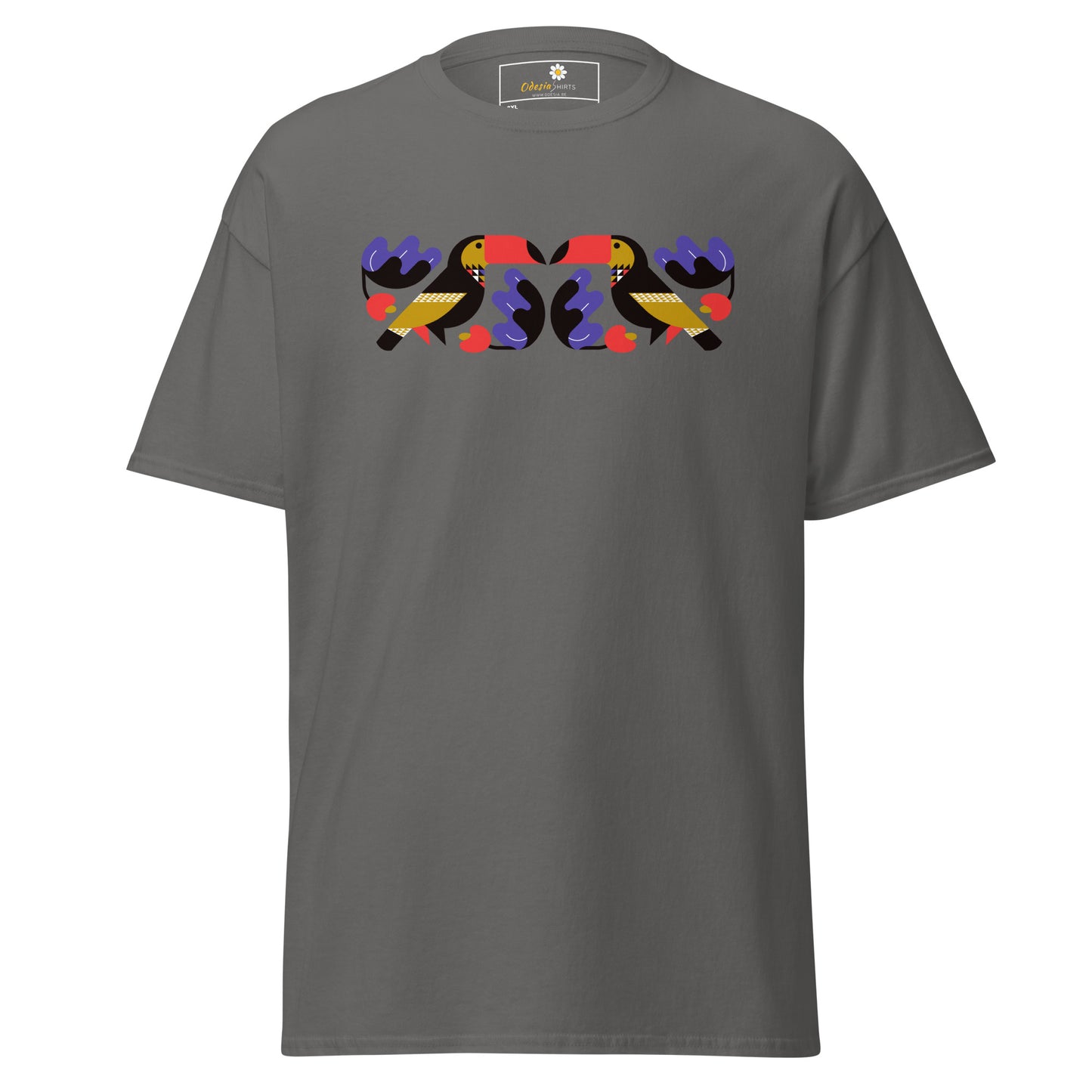 T-shirt classique pour homme - WILDLIFE ABSTRACT TOUCAN MIRROR - BIG